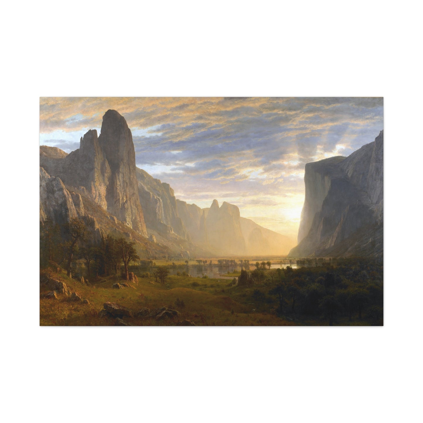 Looking Down Yosemite Valley - Canvas Wrap