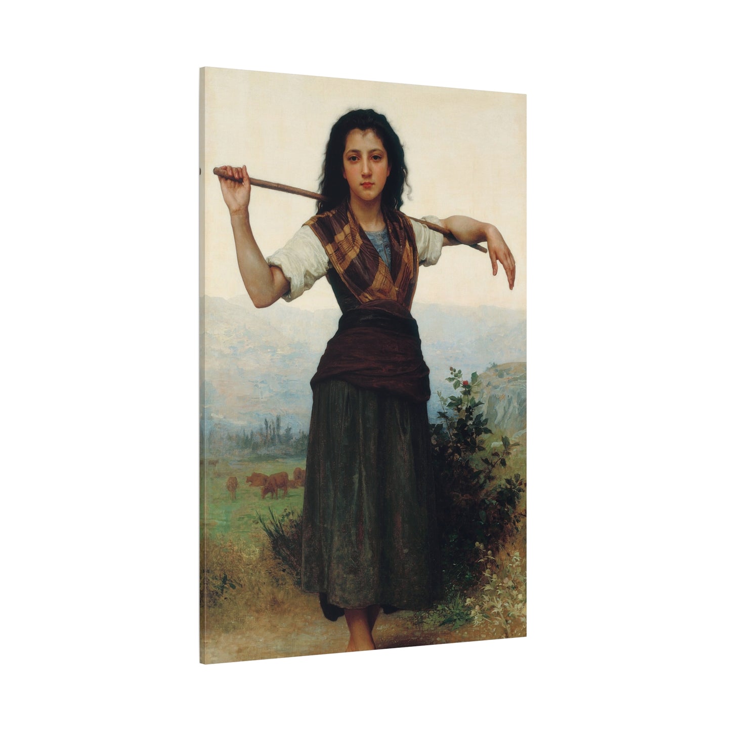 The Little Shepherdess - Canvas Wrap