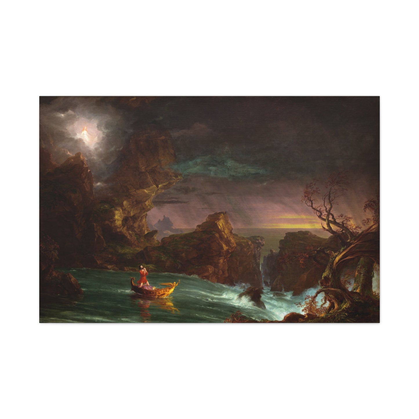 The Voyage of Life, Manhood - Canvas Wrap