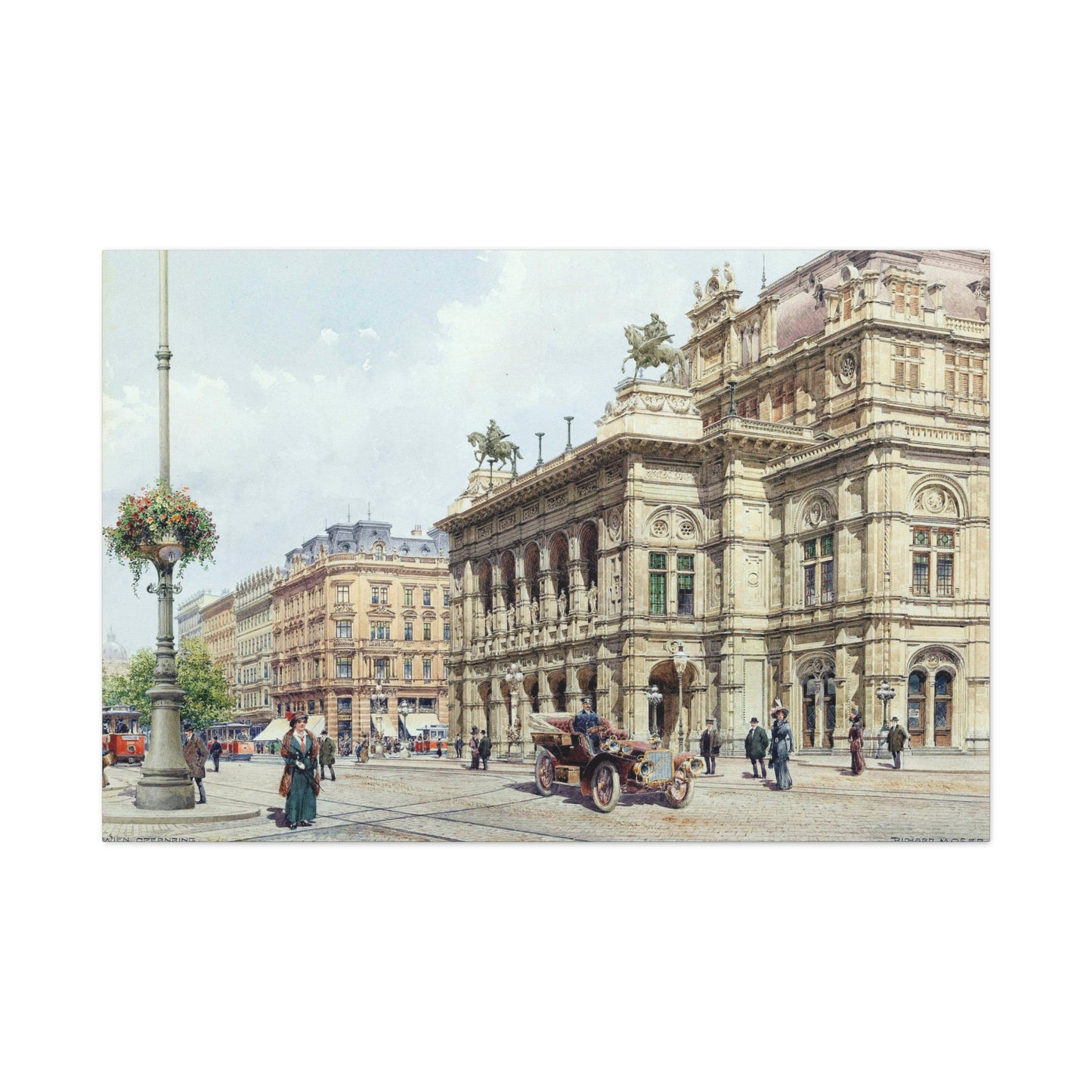 Vienna, Opernring - Canvas Wrap