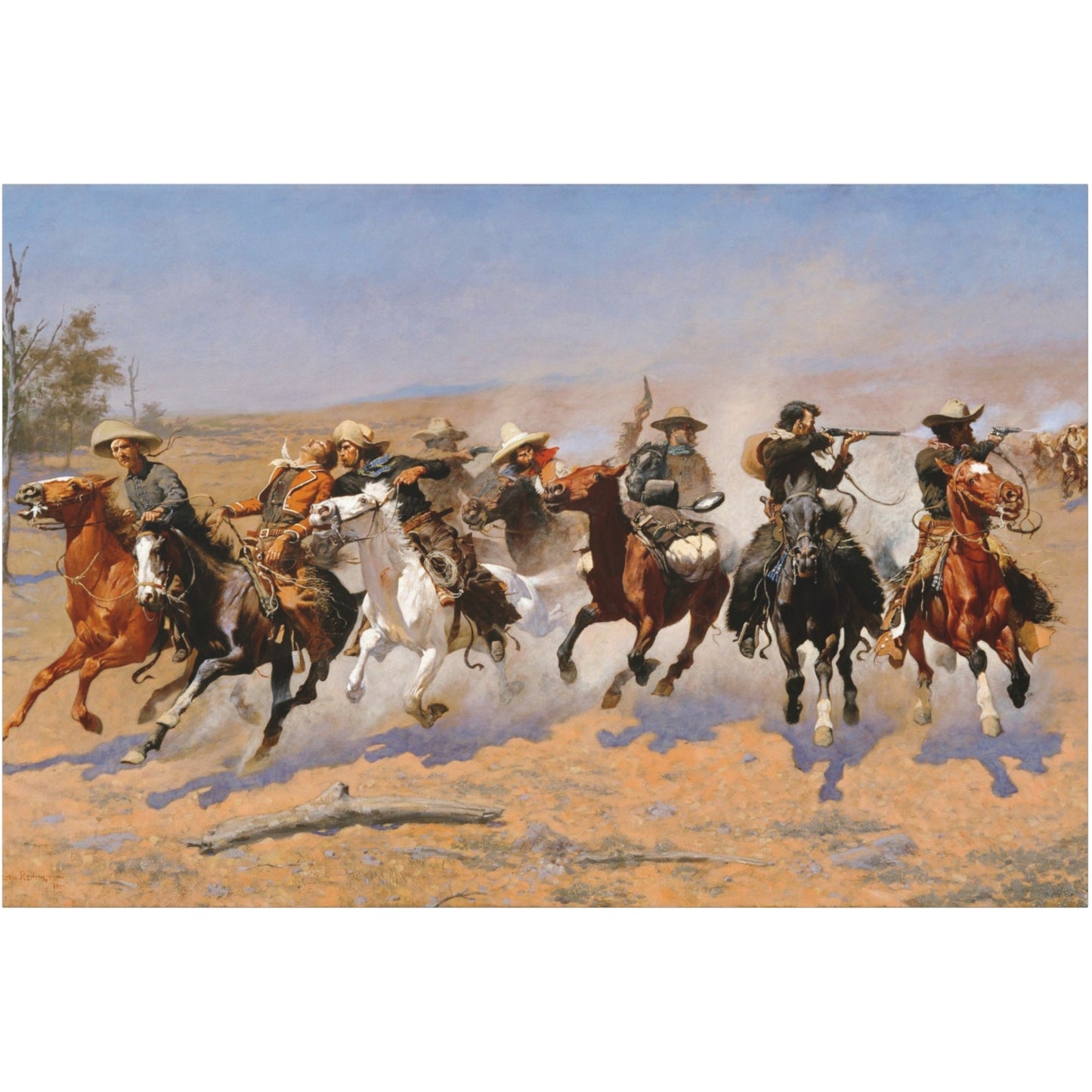 A Dash for the Timber - Canvas Wrap