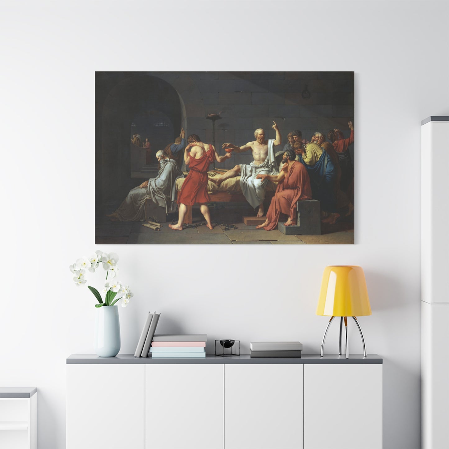 The Death of Socrates - Canvas Wrap