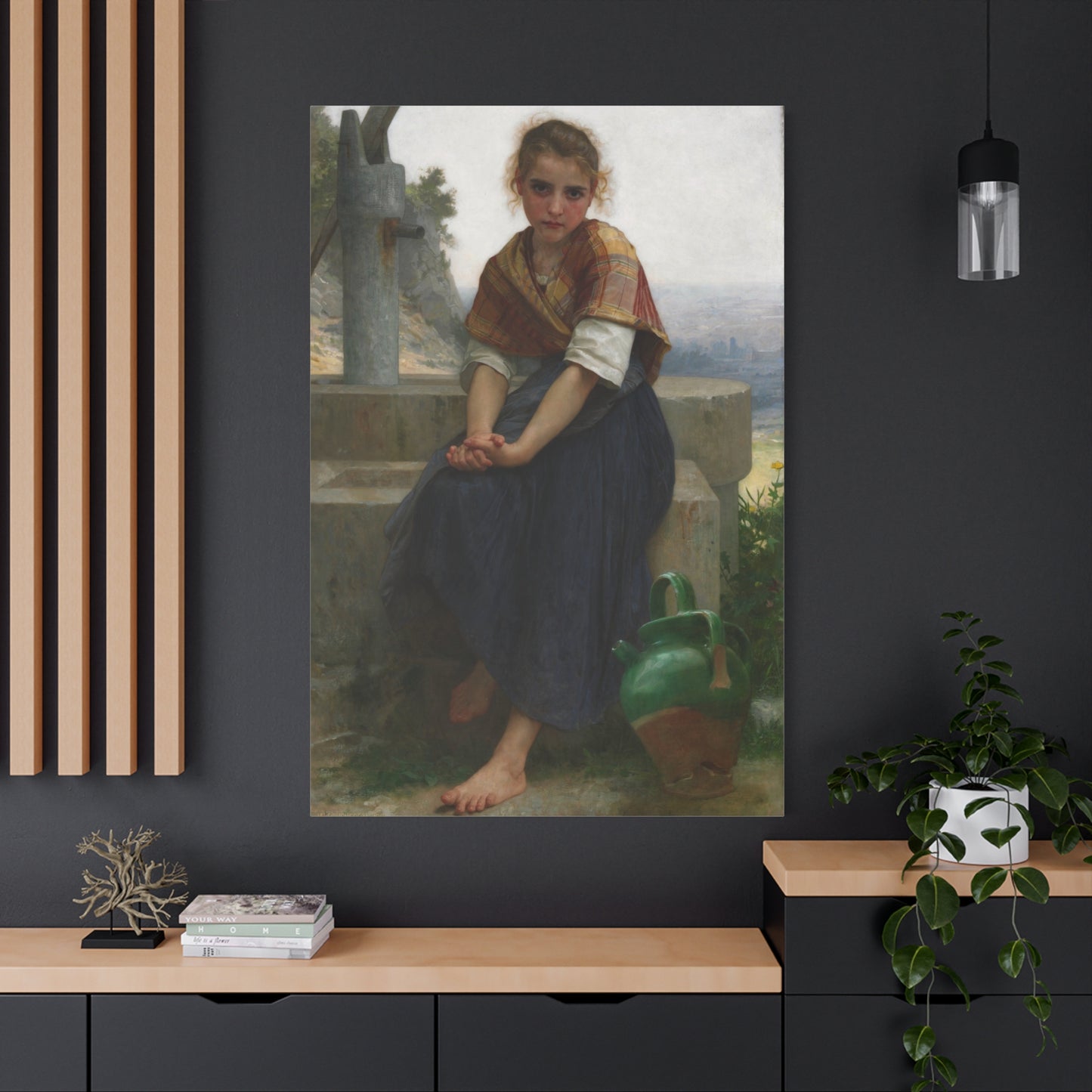 The Broken Pitcher - Canvas Wrap