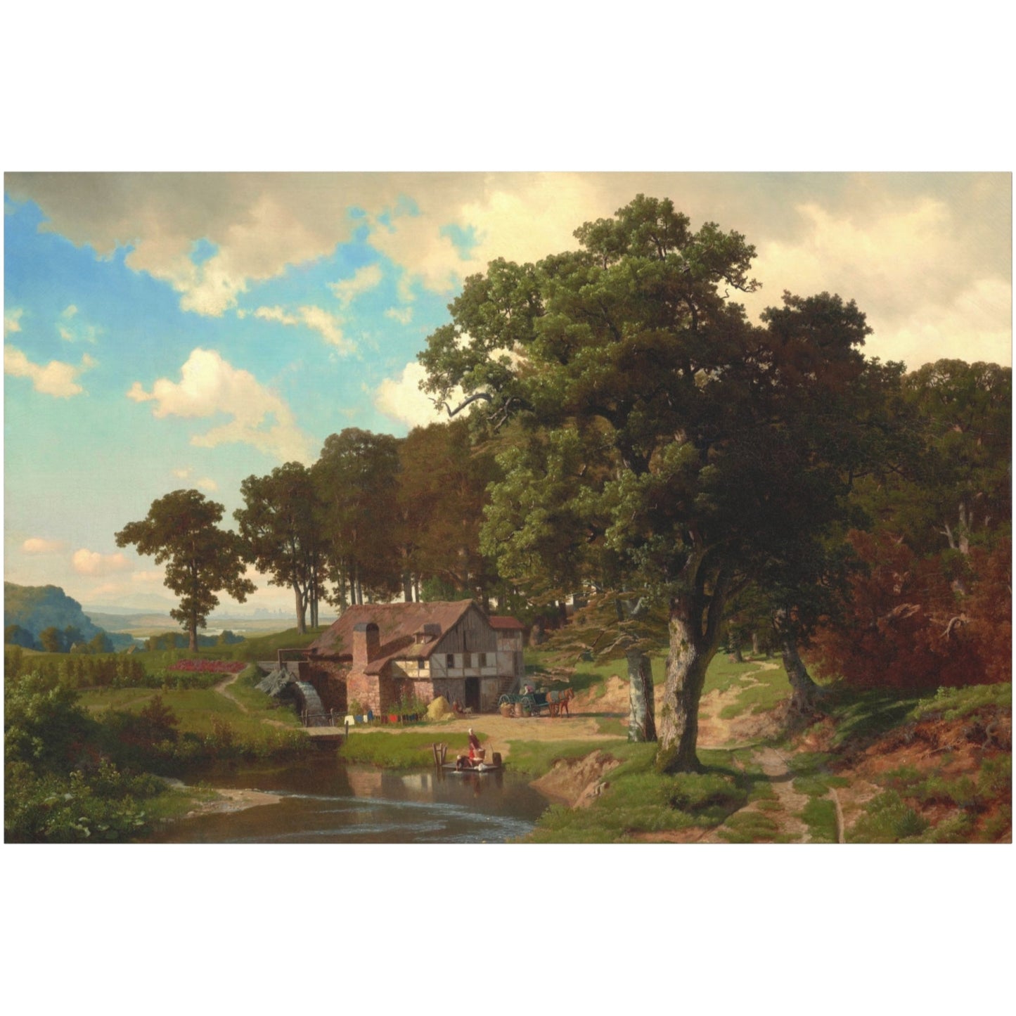A Rustic Mill - Canvas Wrap