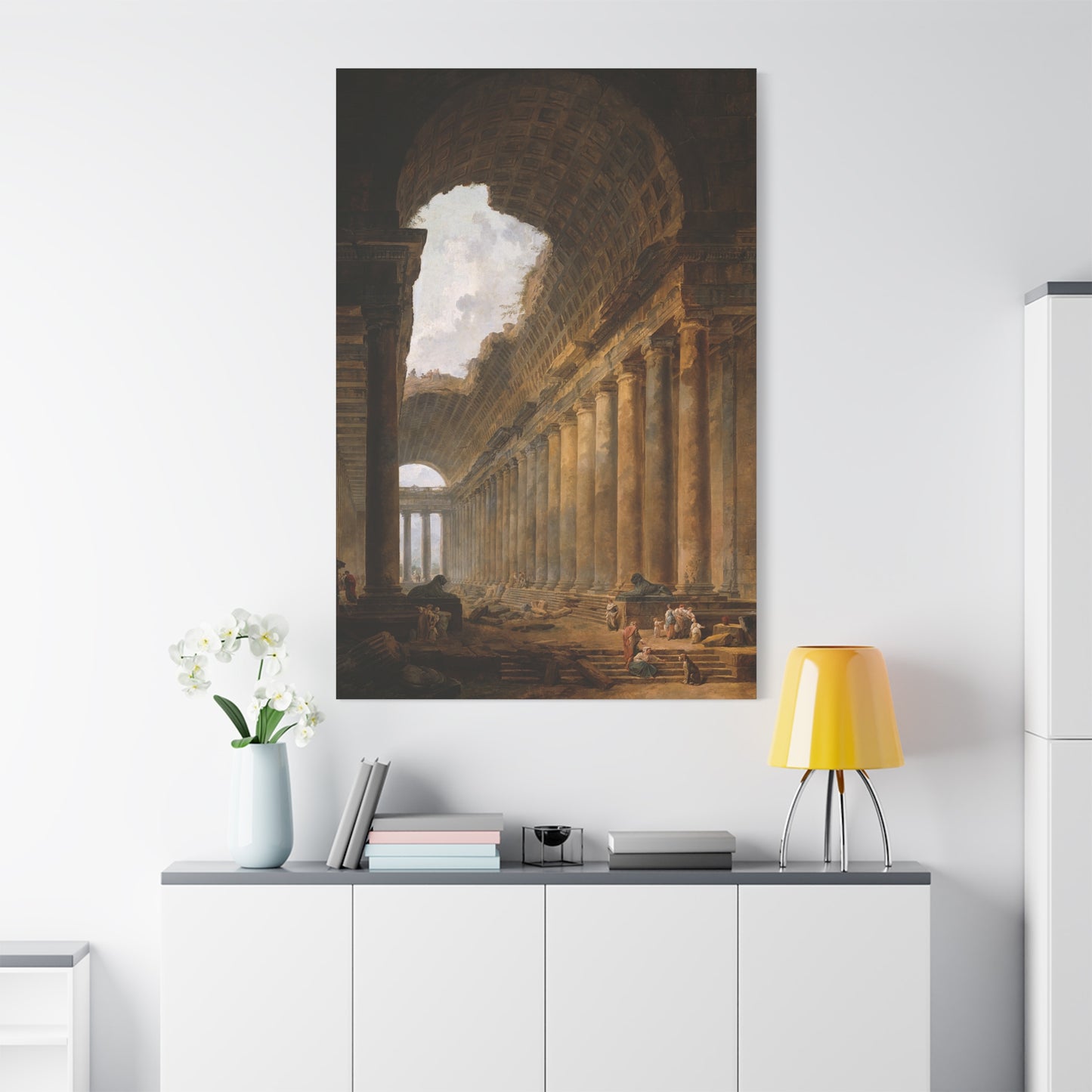 The Old Temple - Canvas Wrap