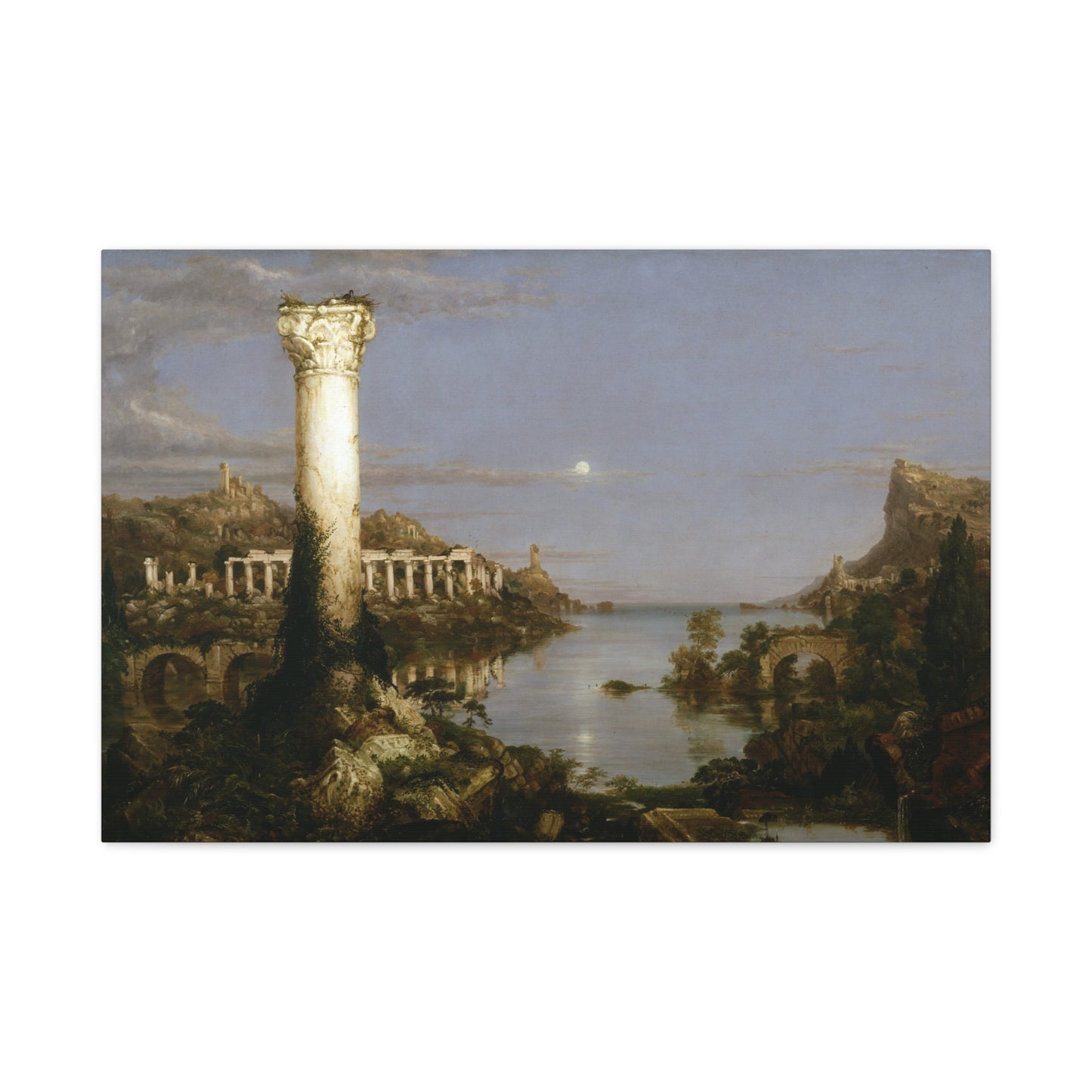 The Course of Empire, Desolation - Canvas Wrap