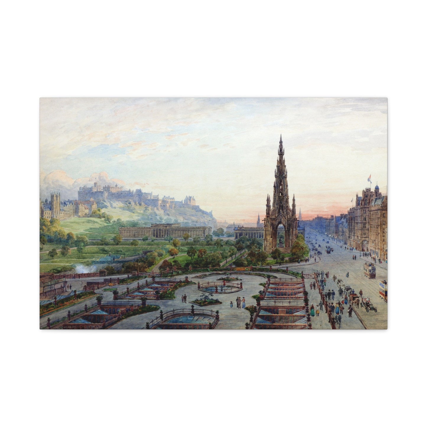 Scott Monument - Canvas Wrap