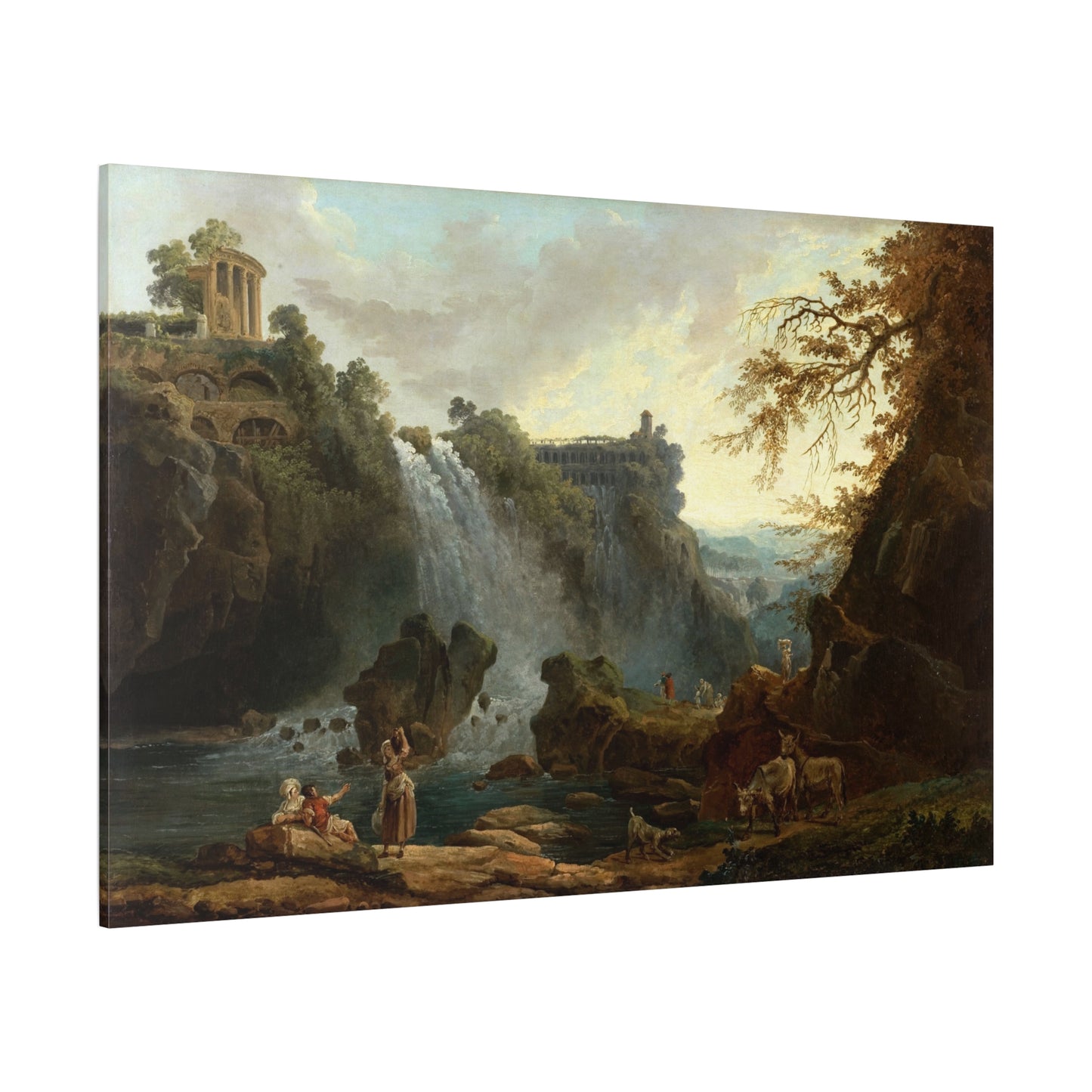 Tivoli Waterfalls - Canvas Wrap