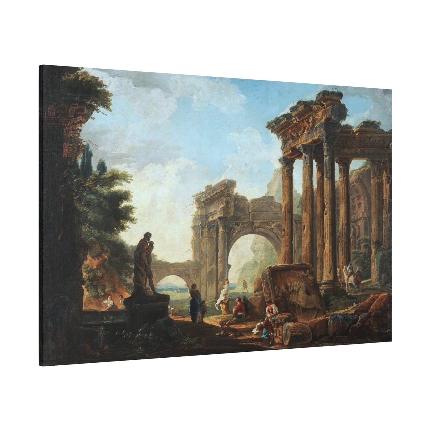 Ancient Ruins - Canvas Wrap