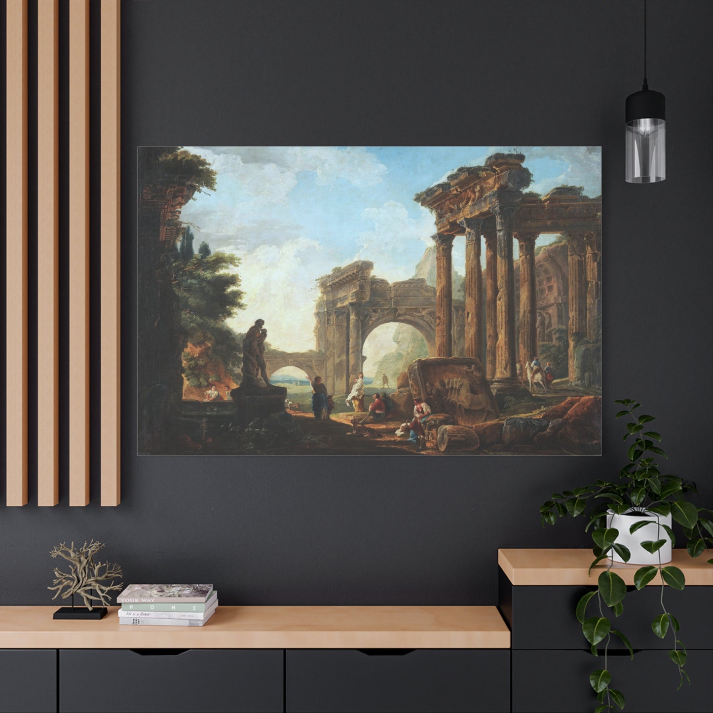 Ancient Ruins - Canvas Wrap