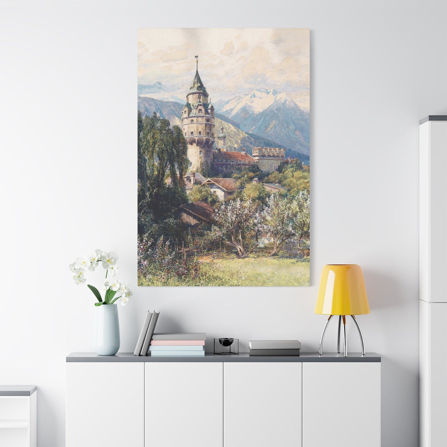 Hill Station Landscape - Canvas Wrap
