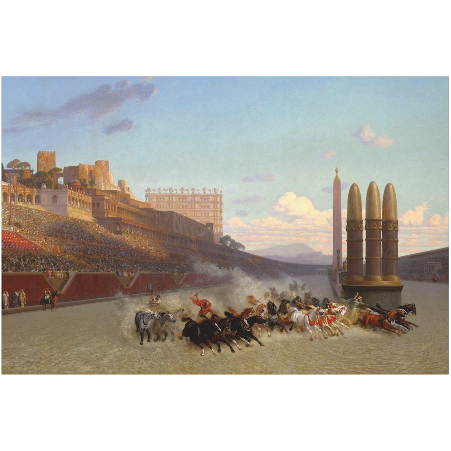 Chariot Race - Canvas Wrap