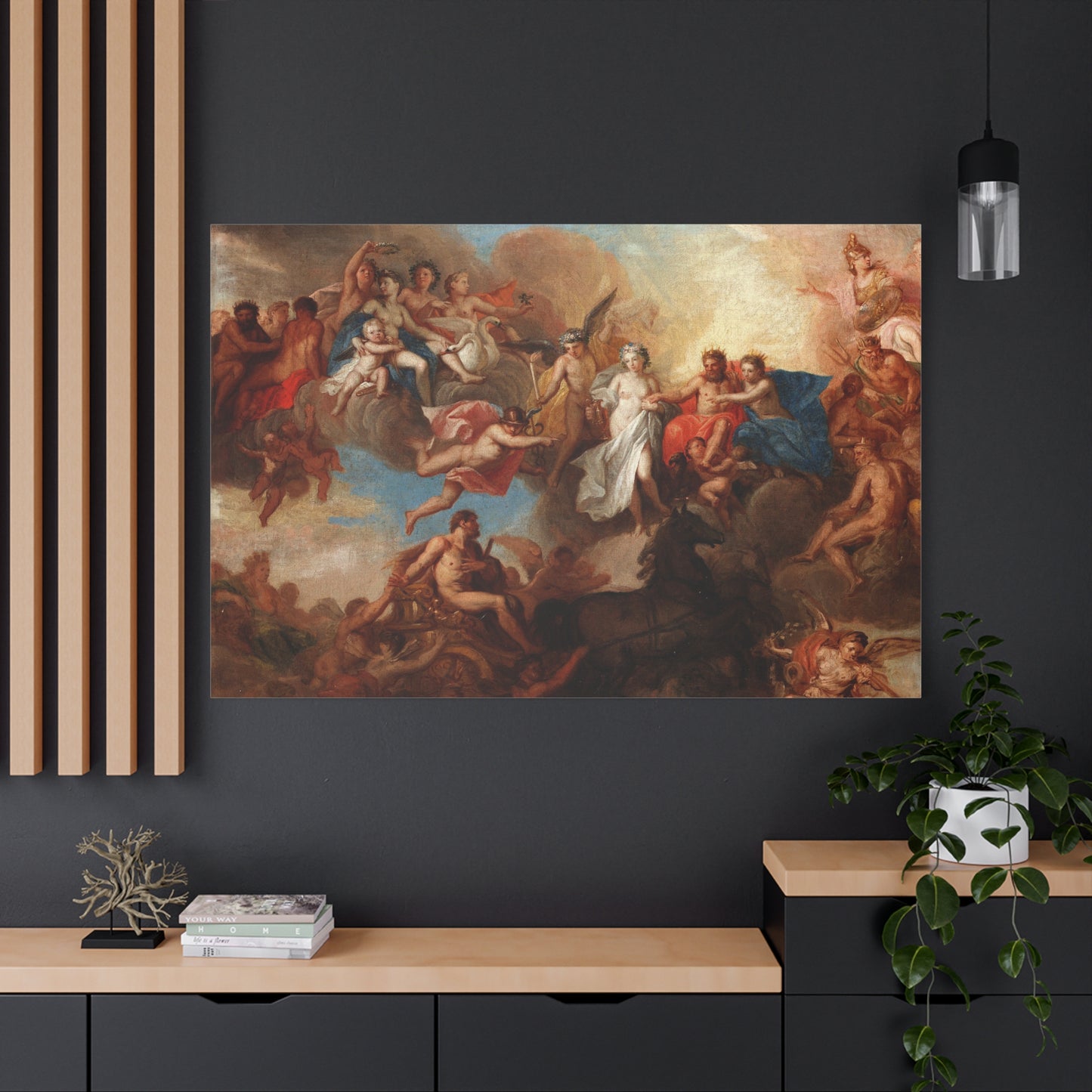 The Marriage of Hercules and Hebe - Canvas Wrap