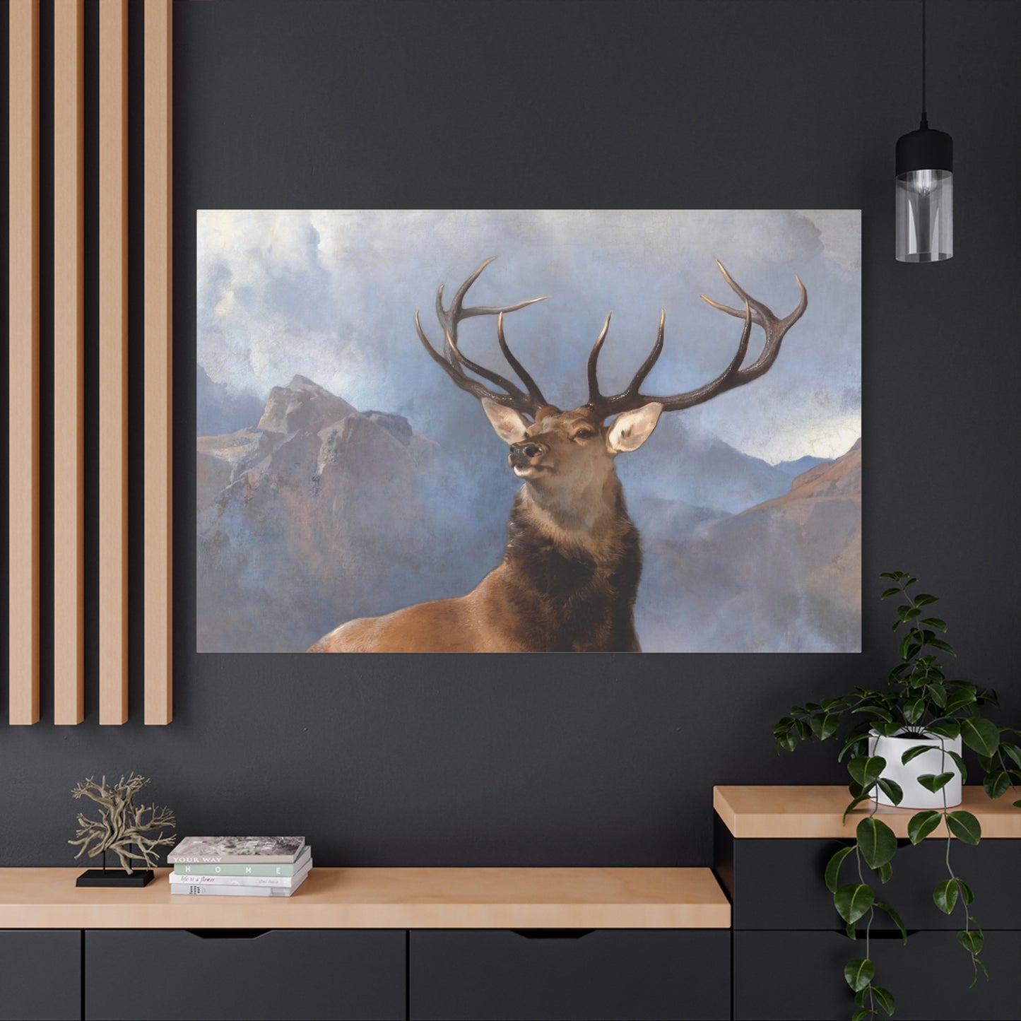 The Monarch of the Glen - Canvas Wrap