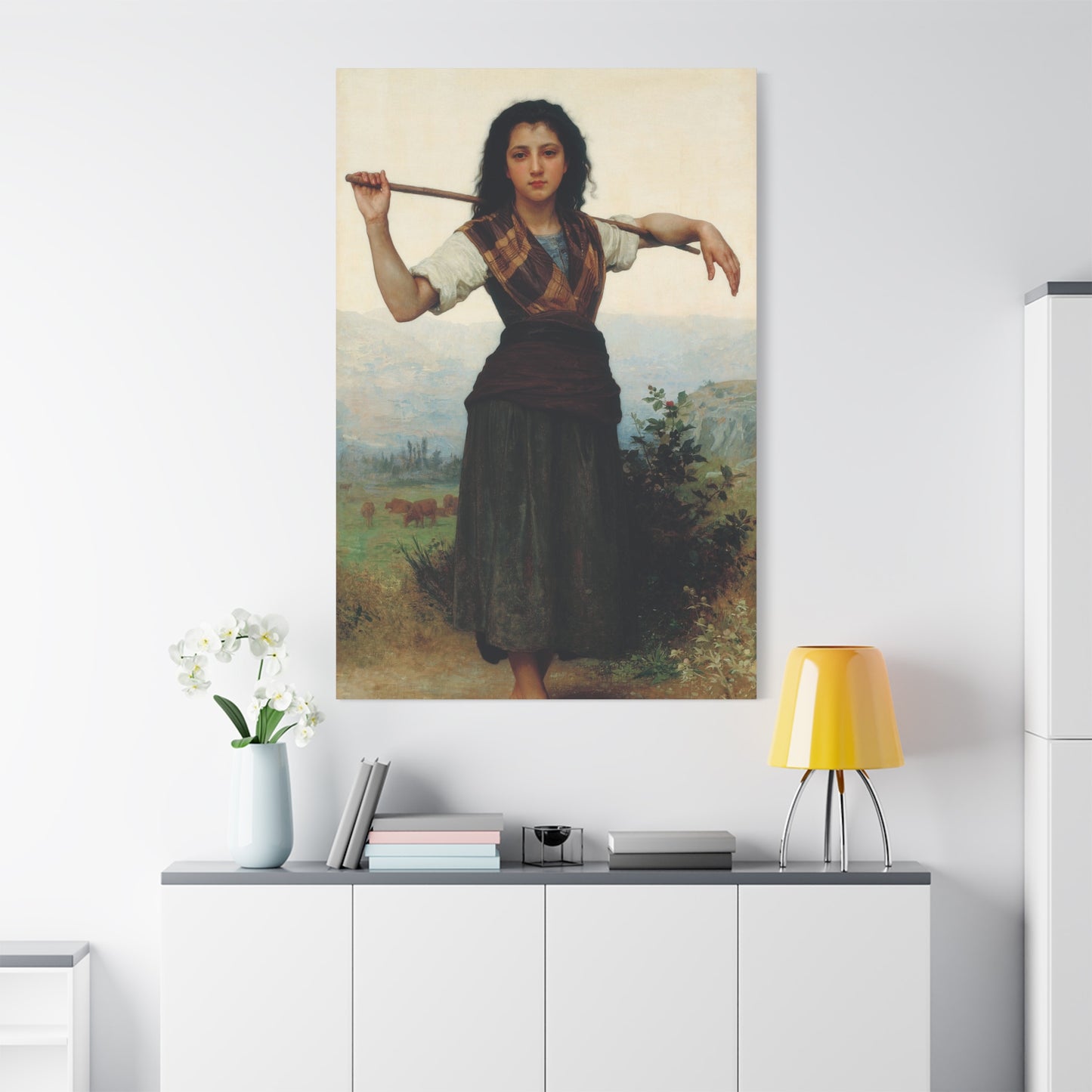 The Little Shepherdess - Canvas Wrap