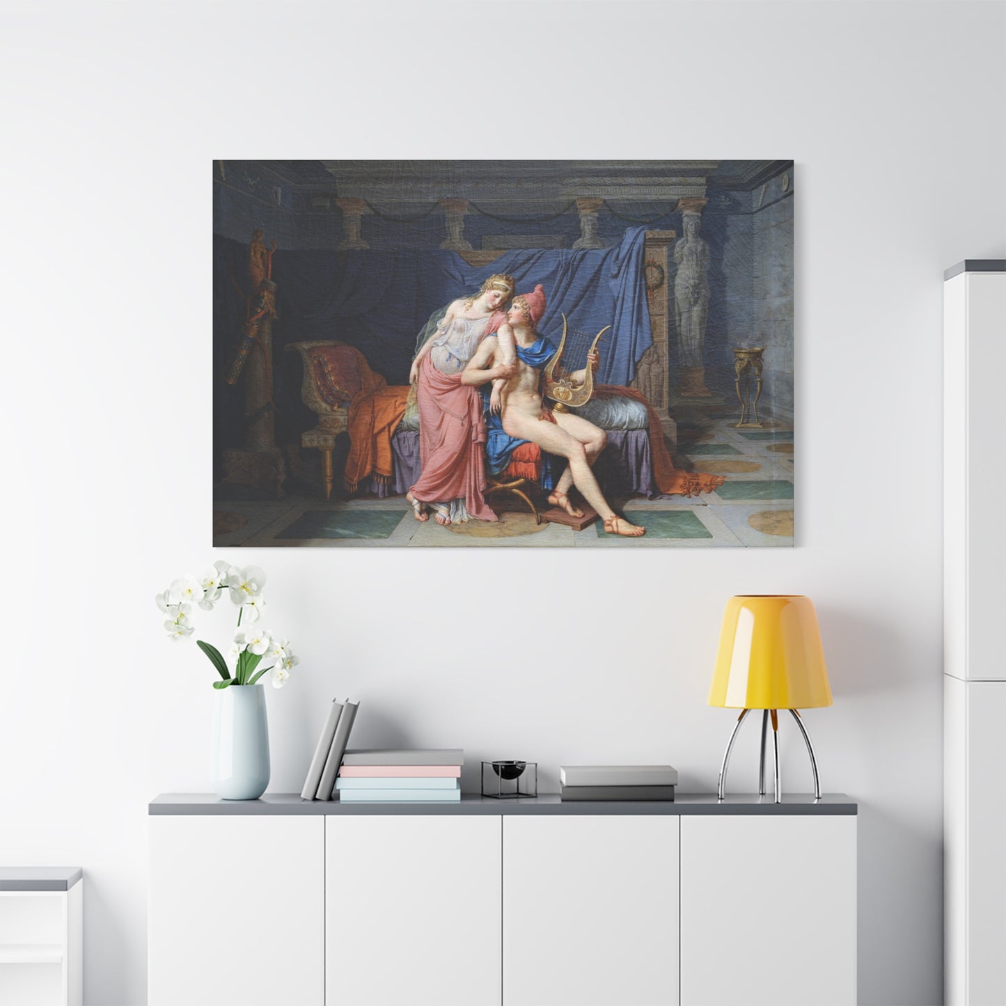 Paris and Helen - Canvas Wrap