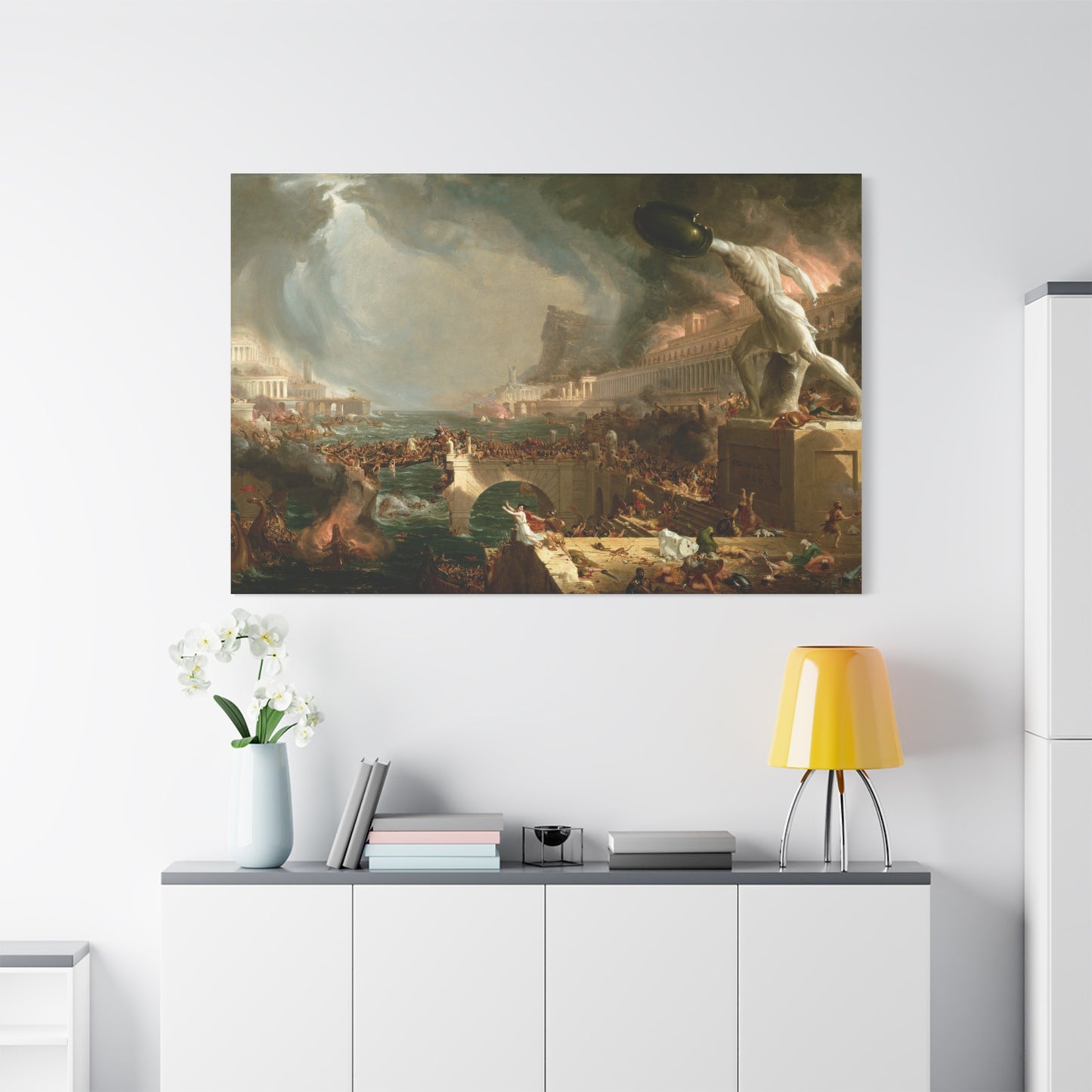 The Course of Empire, Destruction - Canvas Wrap
