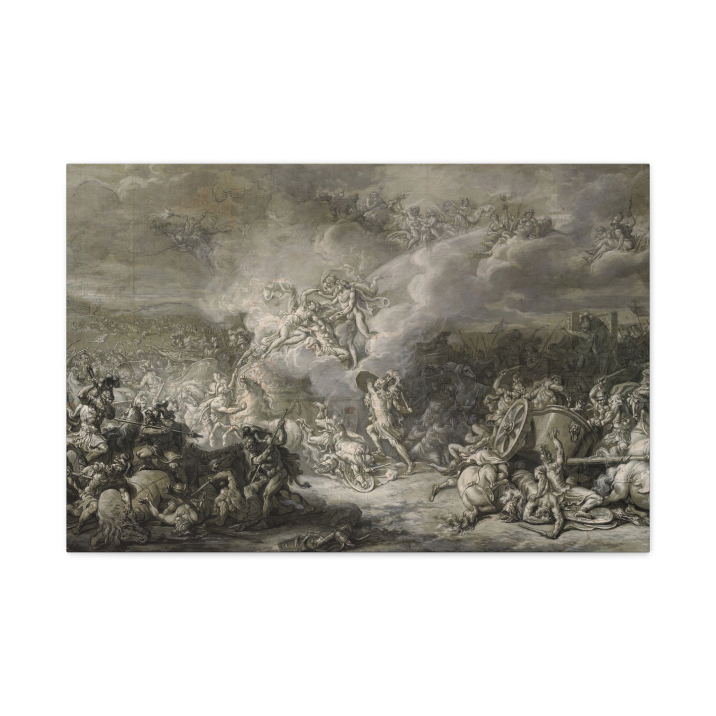 The Combat of Diomedes - Canvas Wrap
