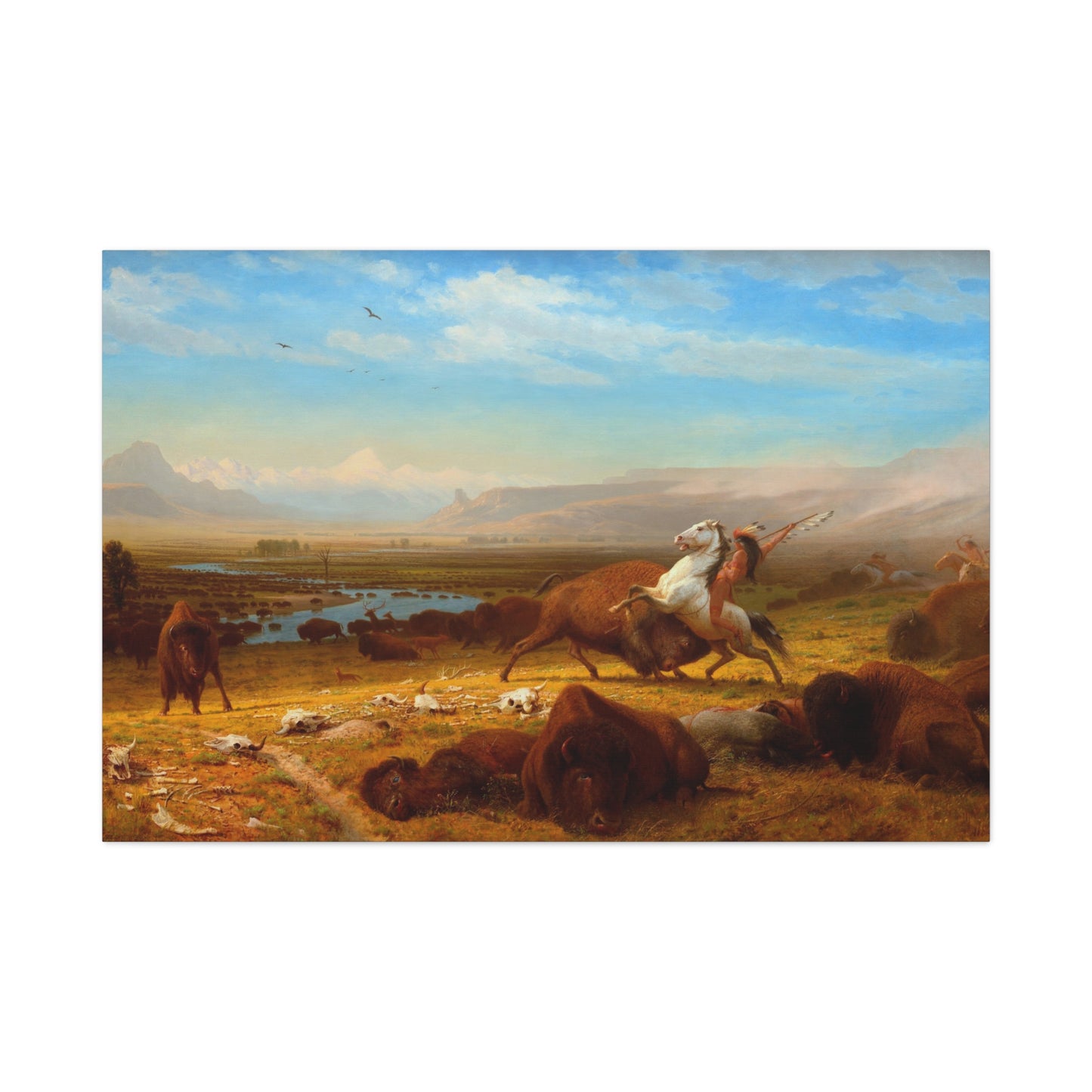 The Last of the Buffalo - Canvas Wrap