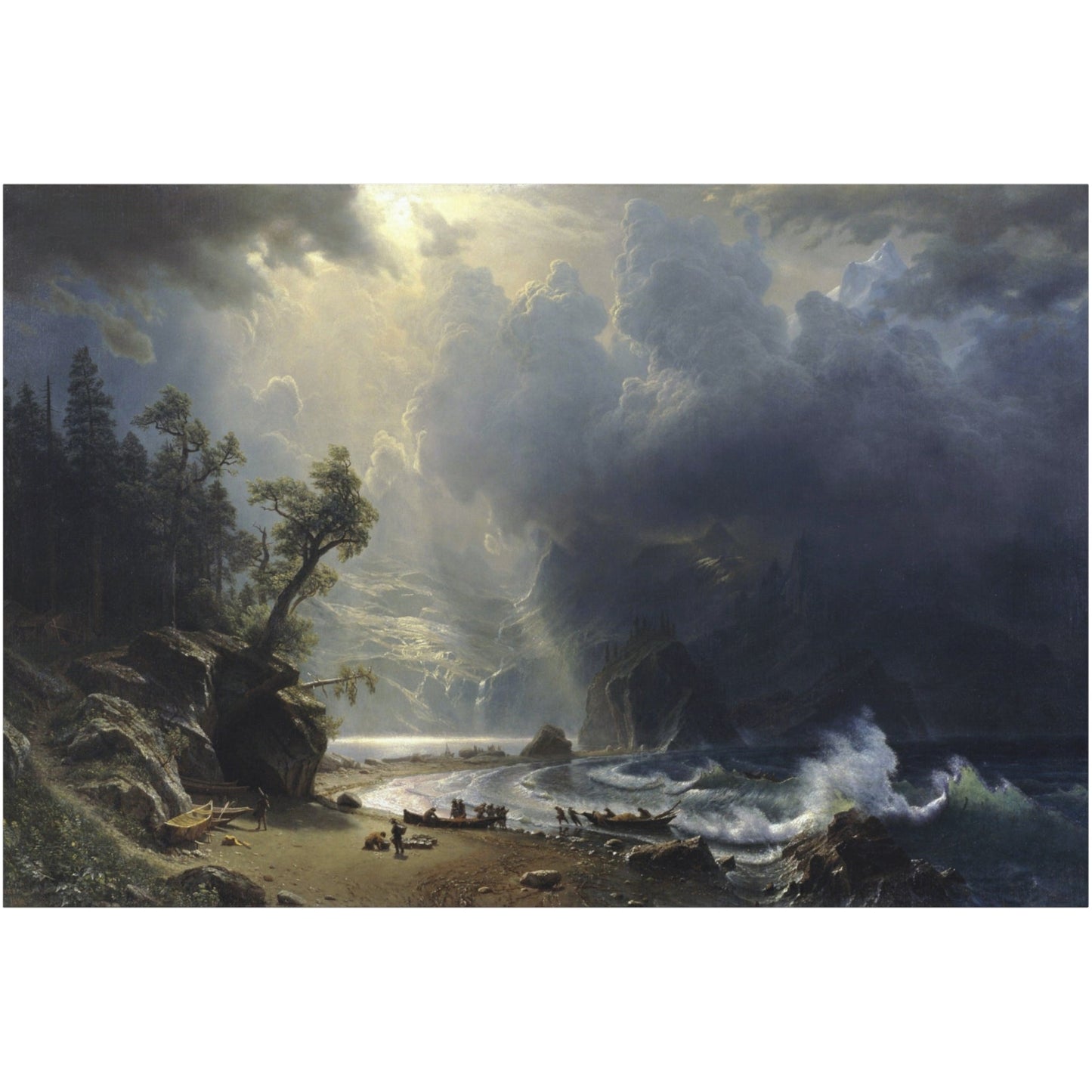 Puget Sound on the Pacific Coast - Canvas Wrap