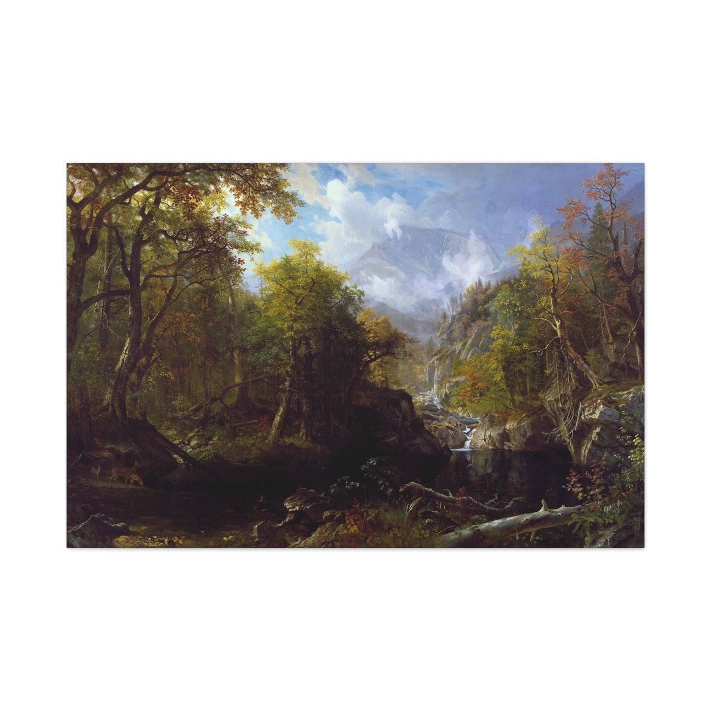 The Emerald Pool - Canvas Wrap