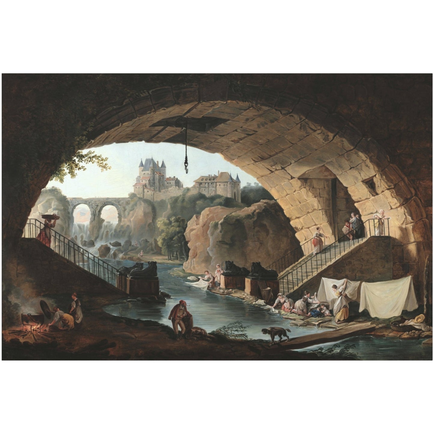 View of the Bridge of Sphinx - Canvas Wrap
