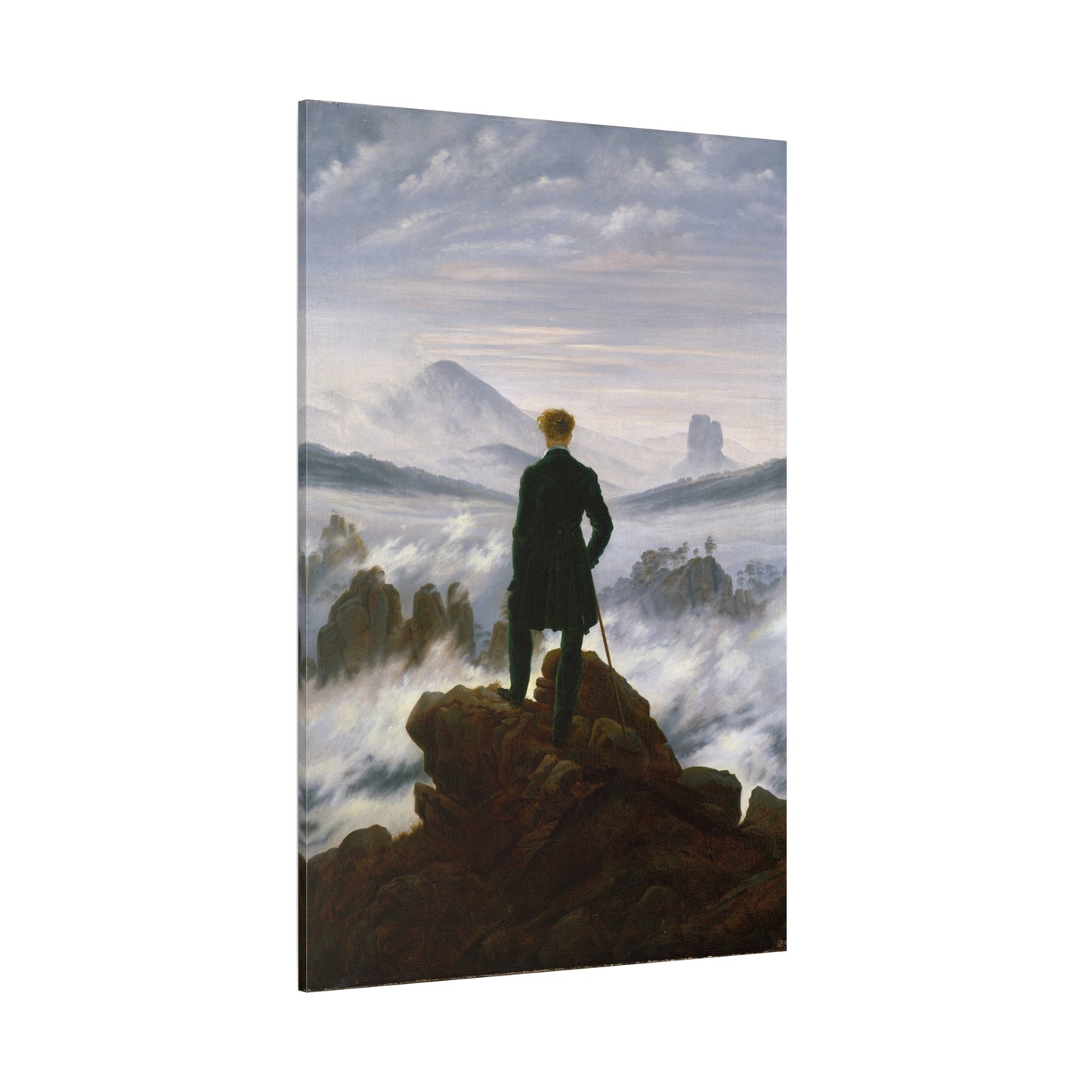 Wanderer above the Sea of Fog - Canvas Wrap