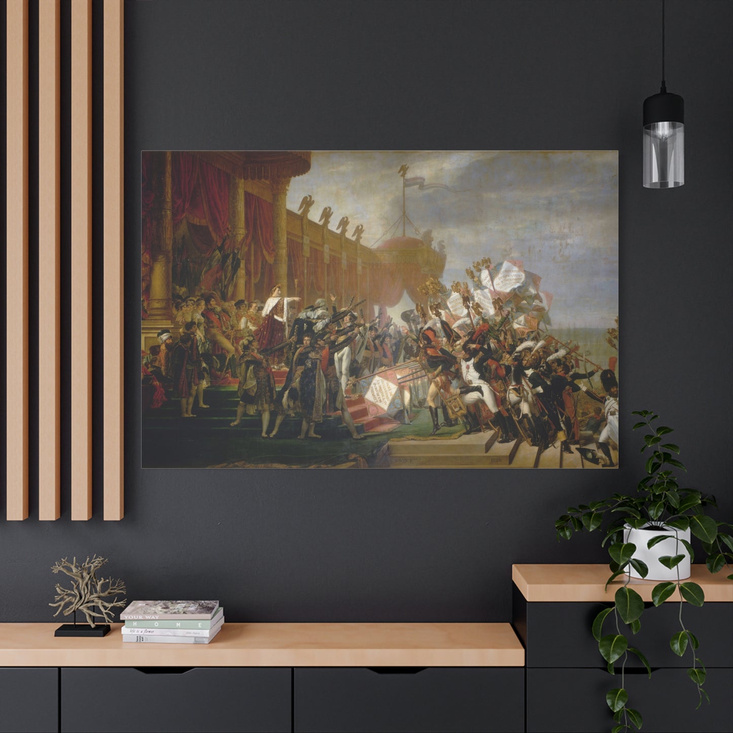 The Distribution of the Eagle Standards - Canvas Wrap