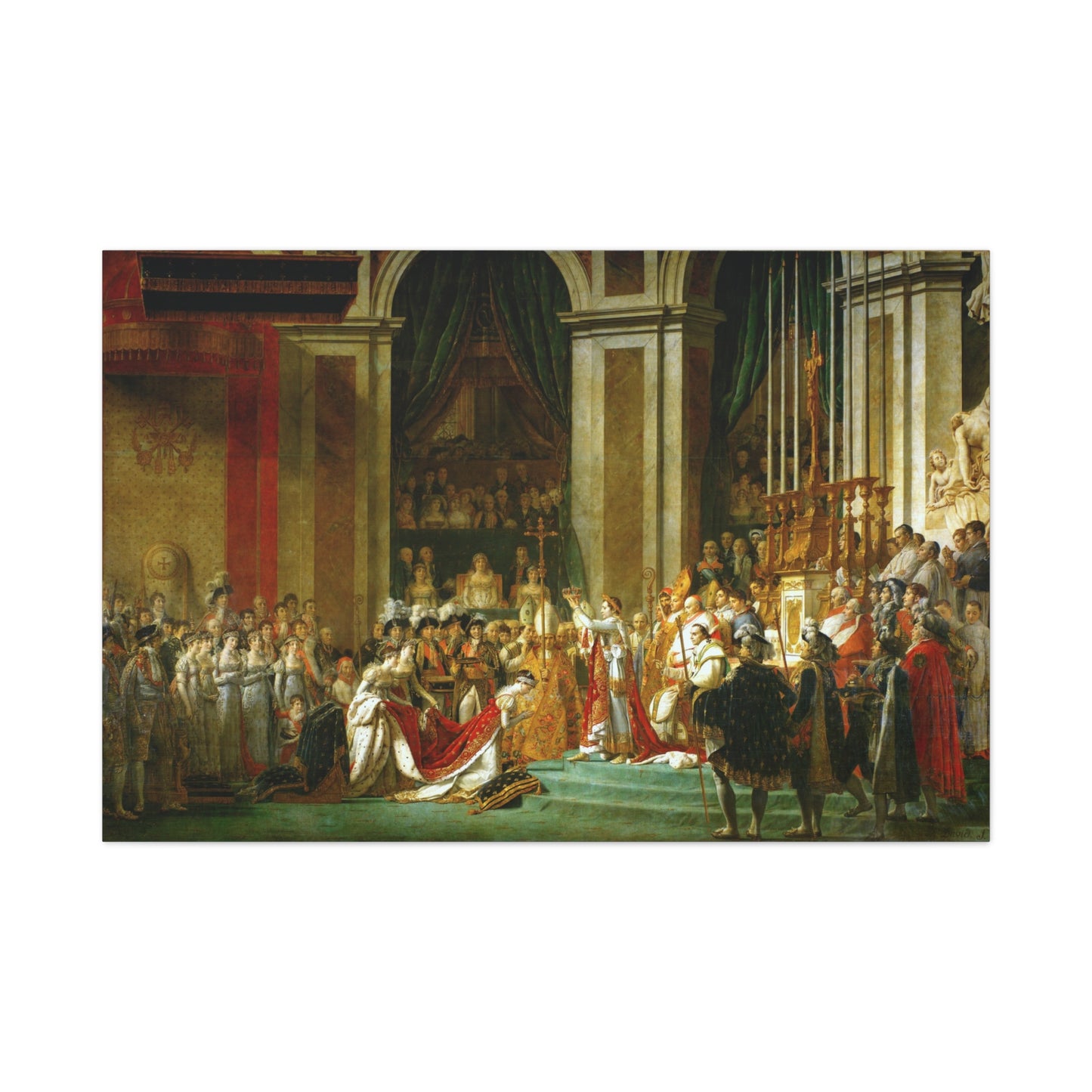 The Coronation of Napoleon - Canvas Wrap