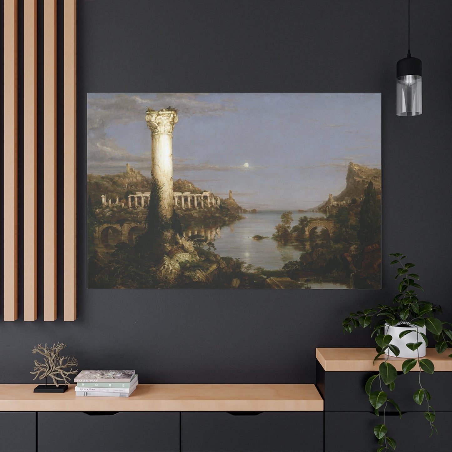 The Course of Empire, Desolation - Canvas Wrap