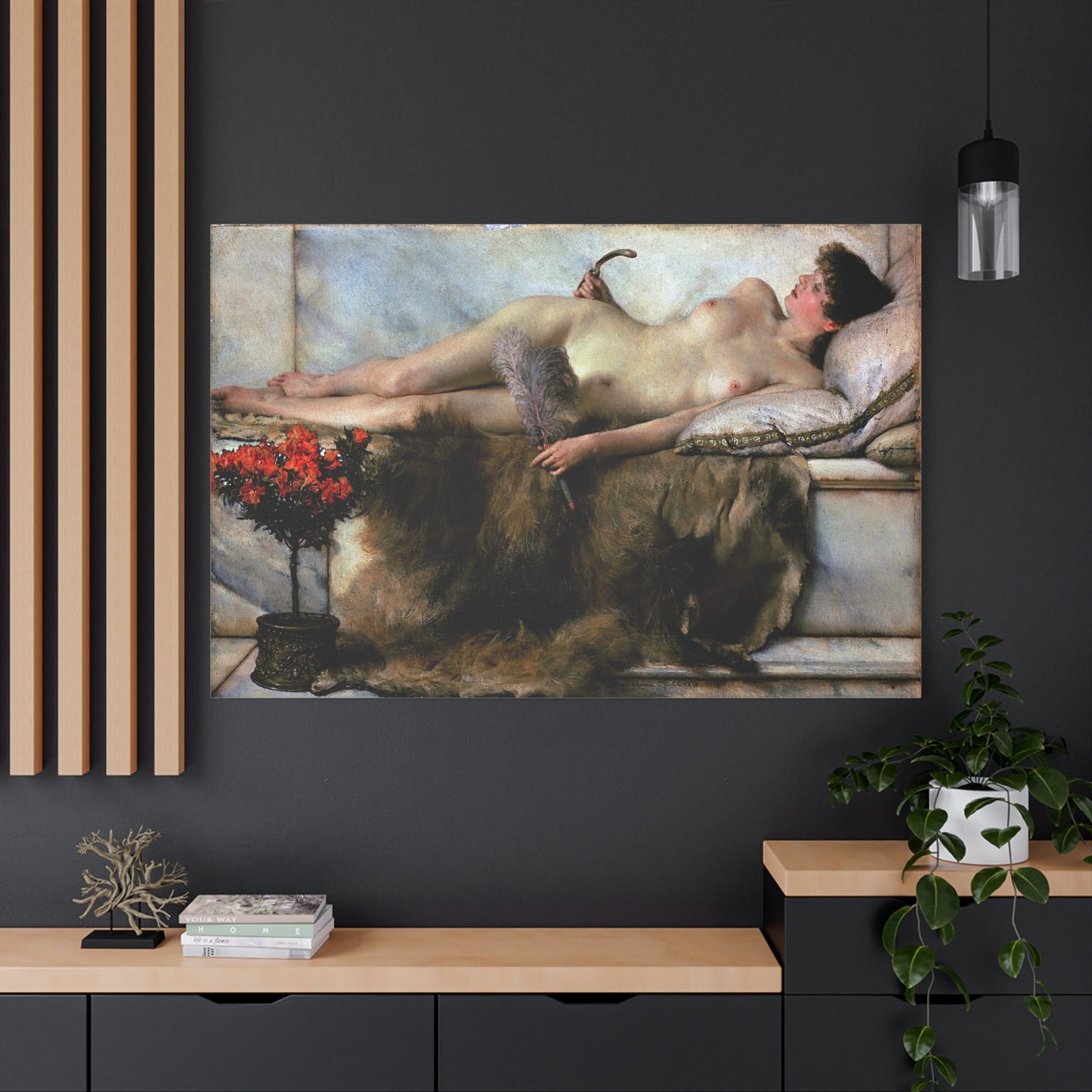 In the Tepidarium - Canvas Wrap