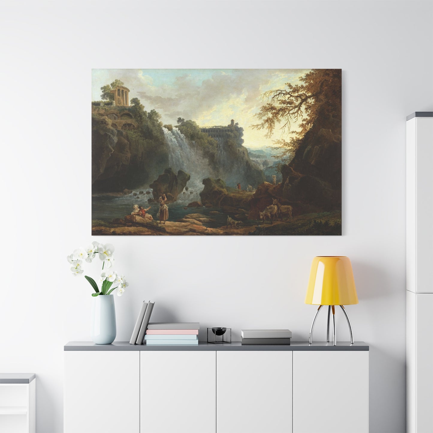 Tivoli Waterfalls - Canvas Wrap