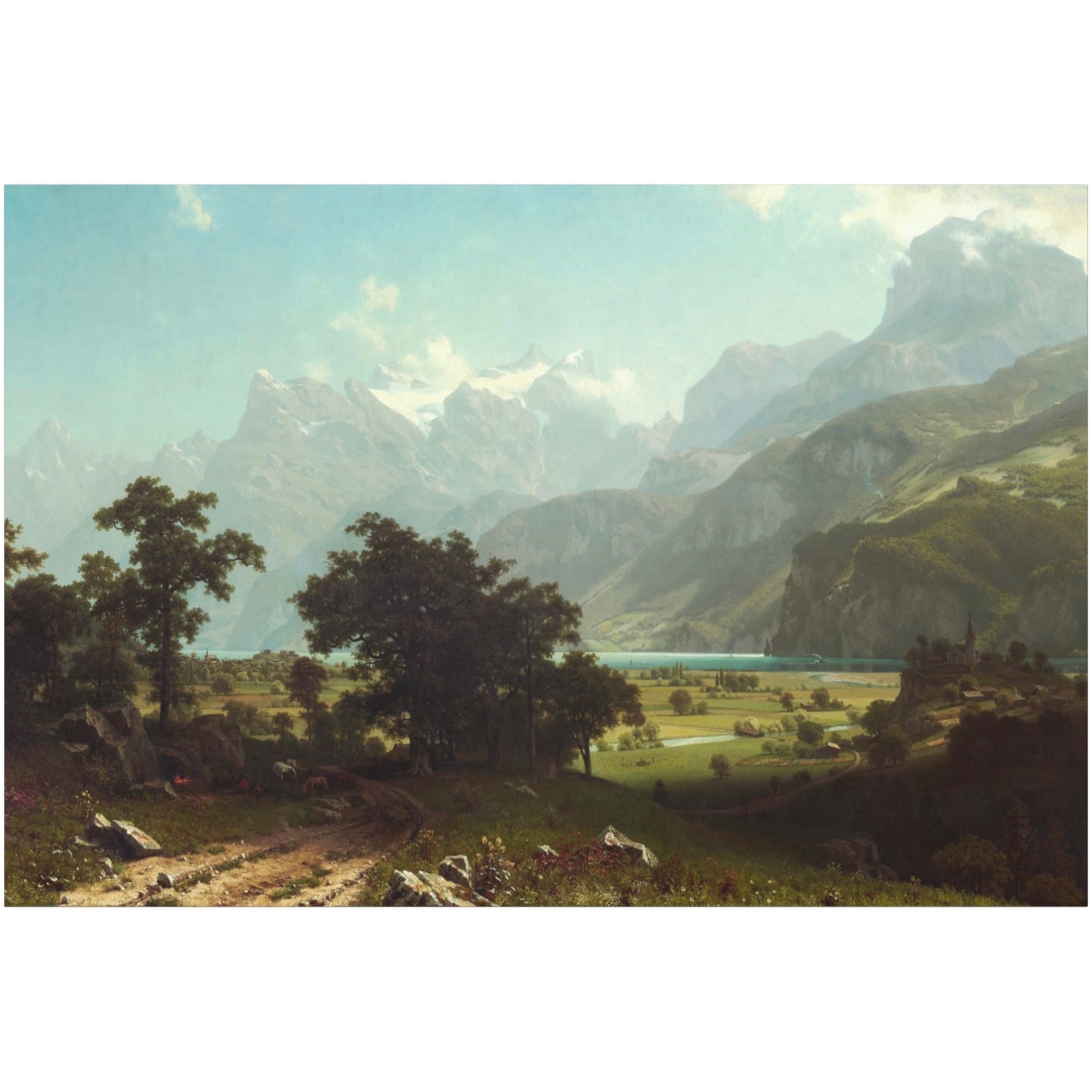 Lake Lucerne - Canvas Wrap