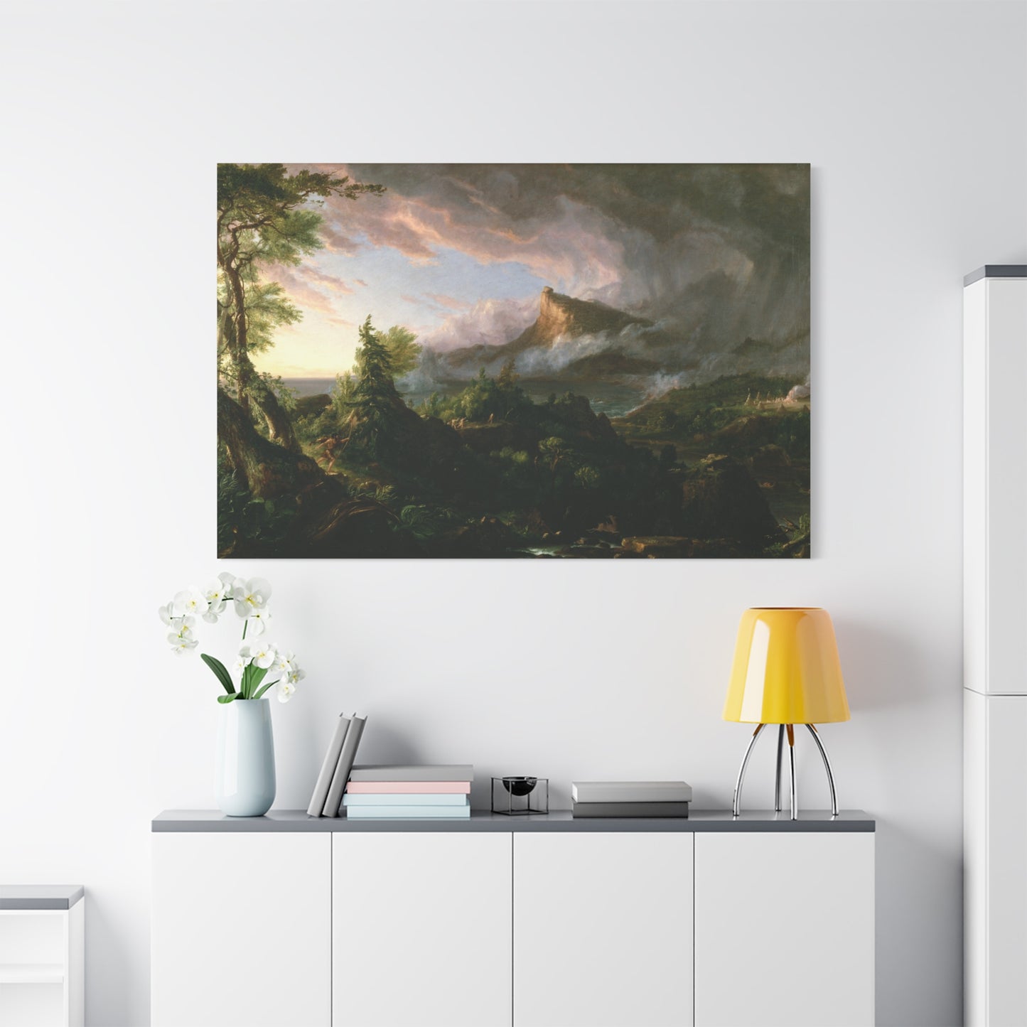 The Course of Empire, The Savage State - Canvas Wrap
