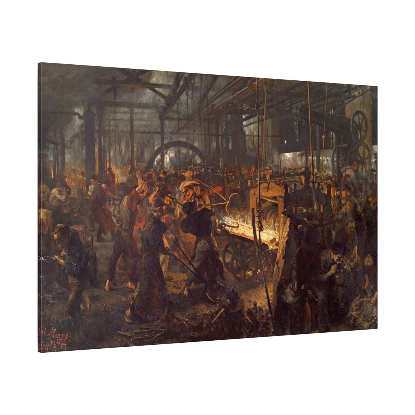 The Iron Rolling Mill - Canvas Wrap