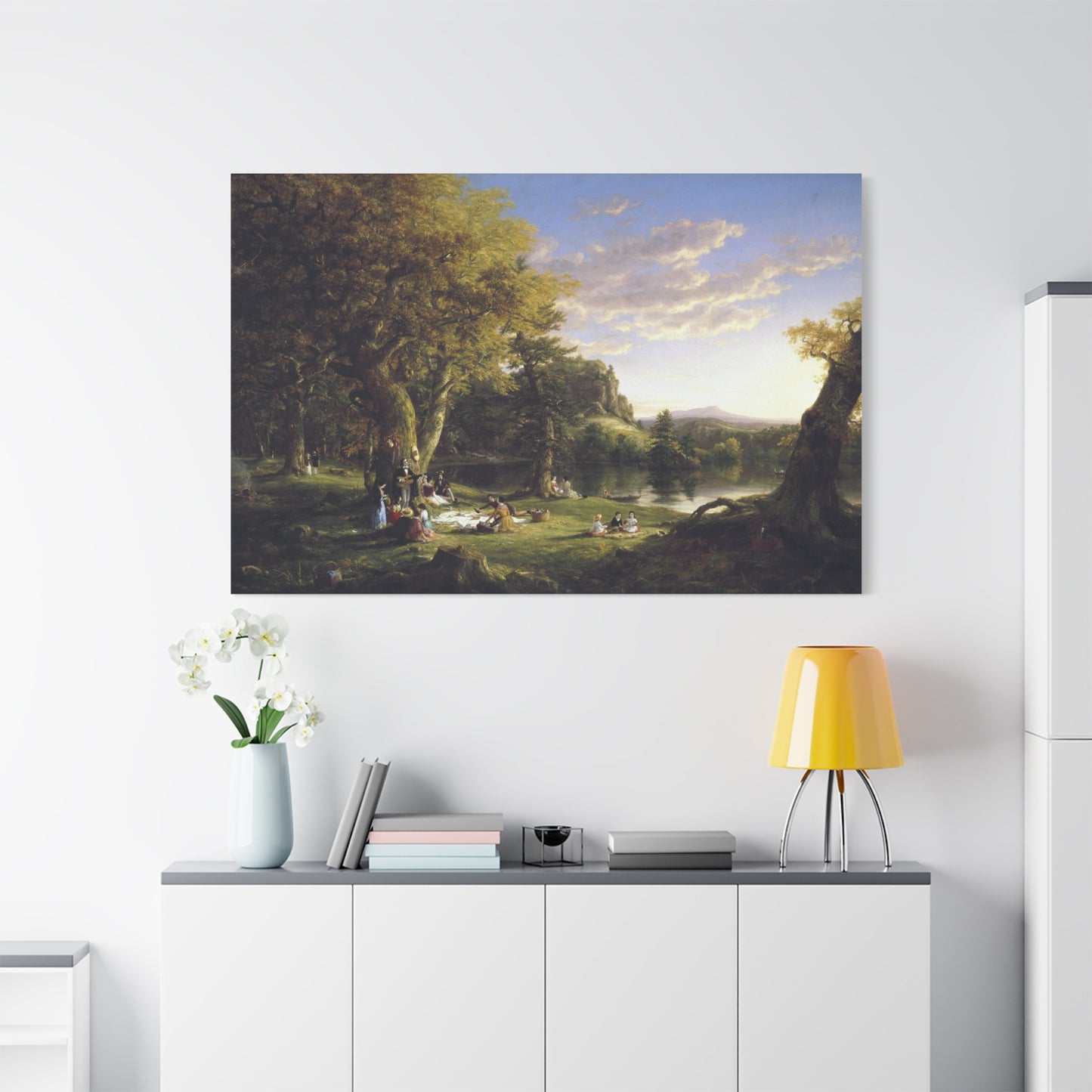 The Picnic - Canvas Wrap