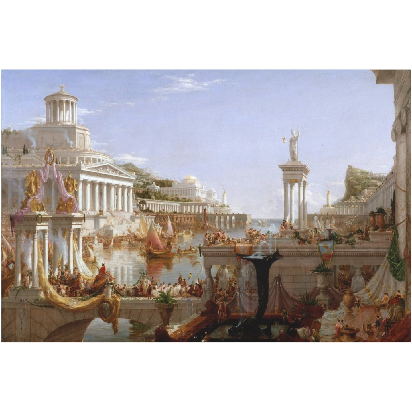 The Course of the Empire, The Consummation - Canvas Wrap