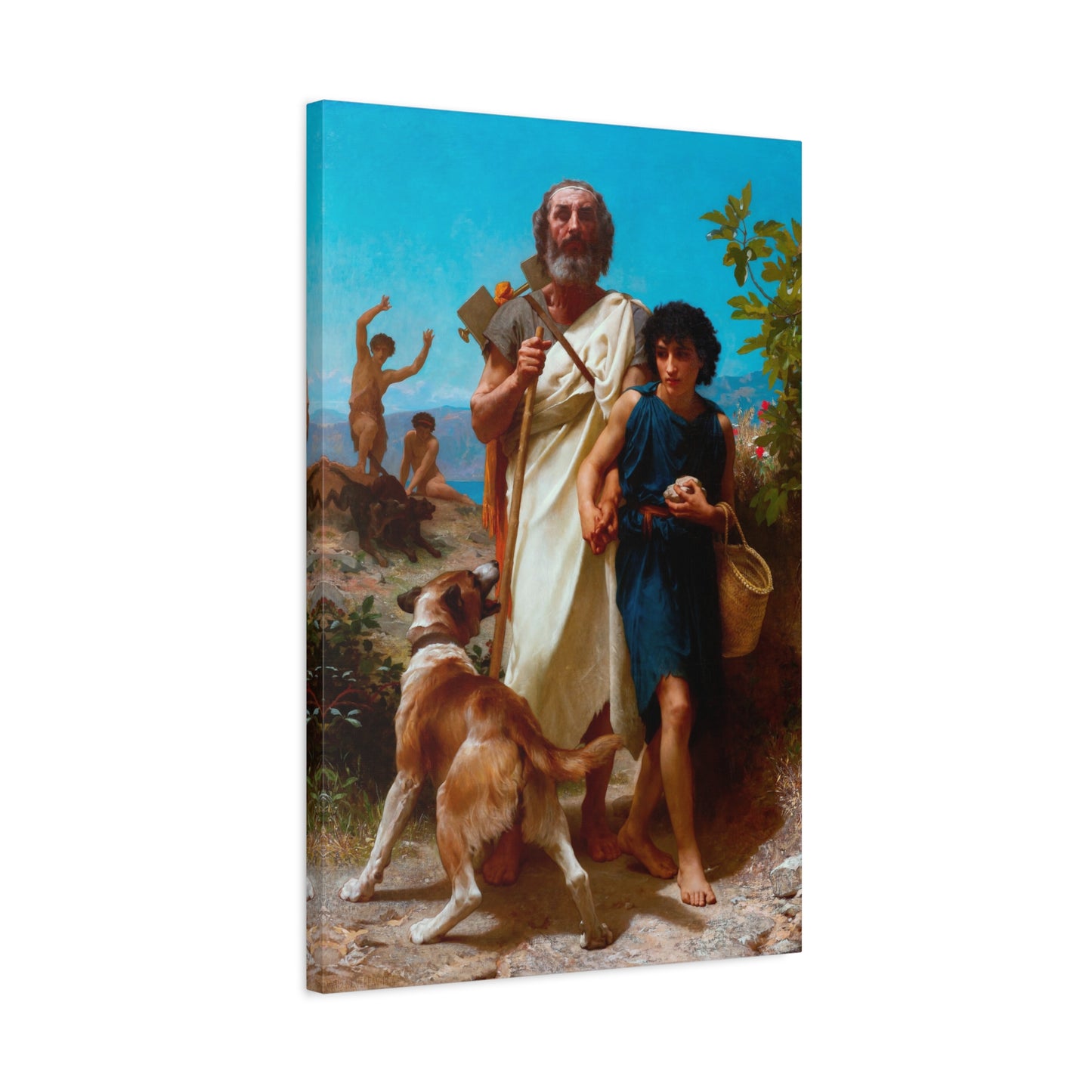 Homer and His Guide - Canvas Wrap