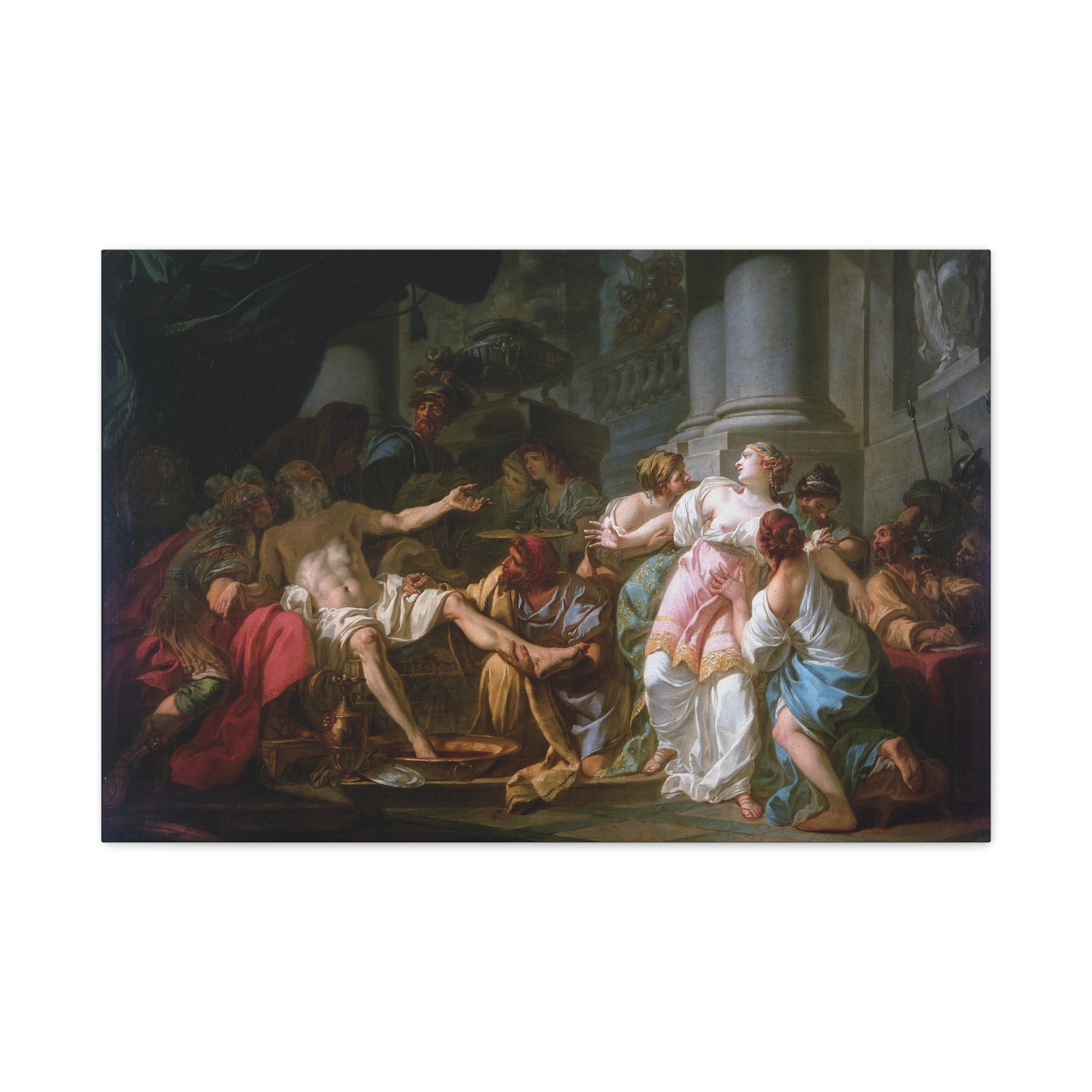 The Death of Seneca - Canvas Wrap