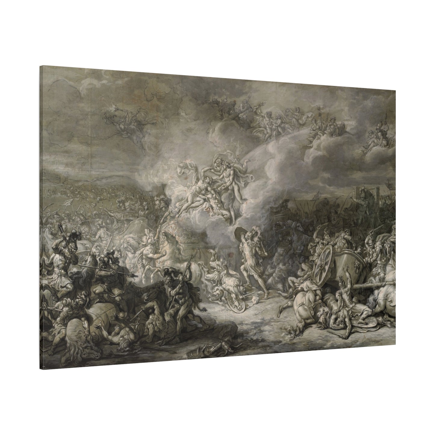 The Combat of Diomedes - Canvas Wrap