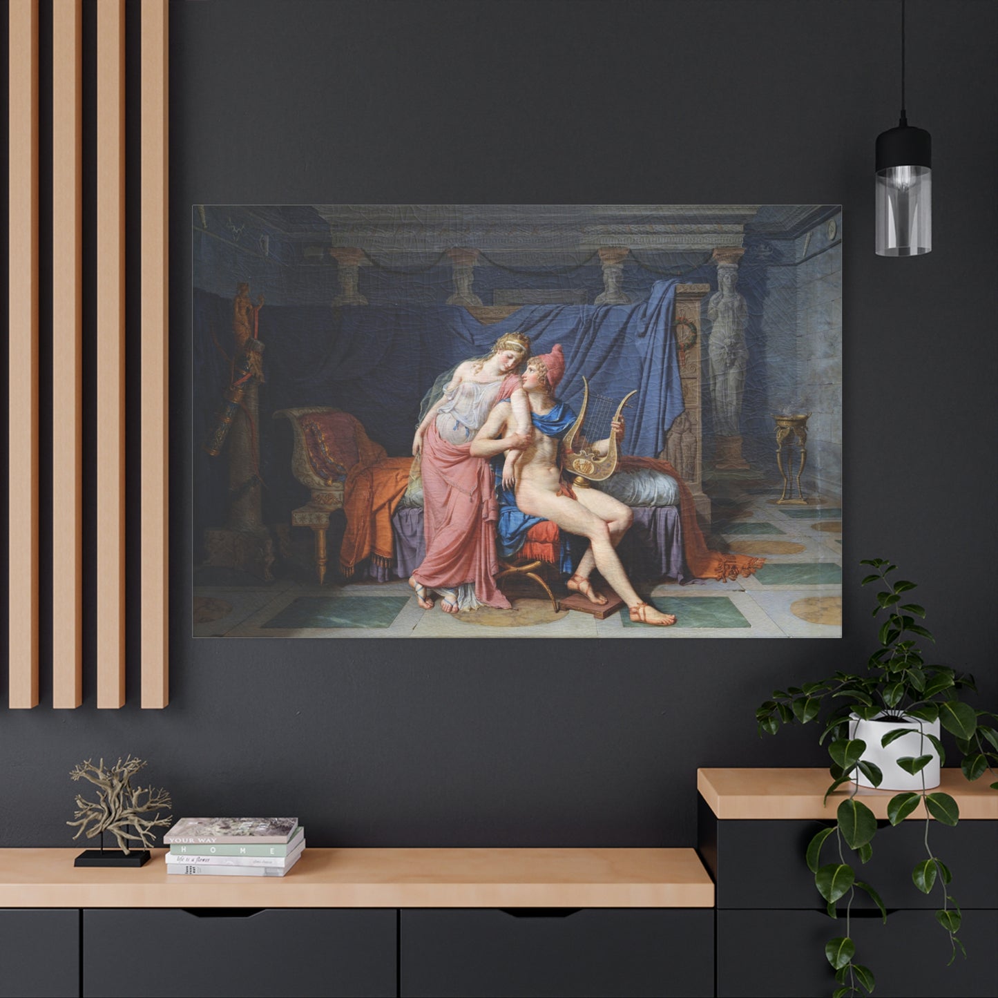 Paris and Helen - Canvas Wrap