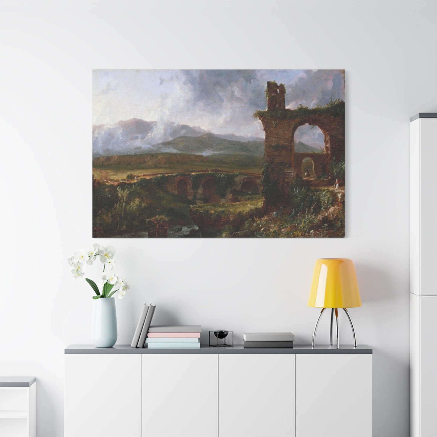 A View near Tivoli - Canvas Wrap