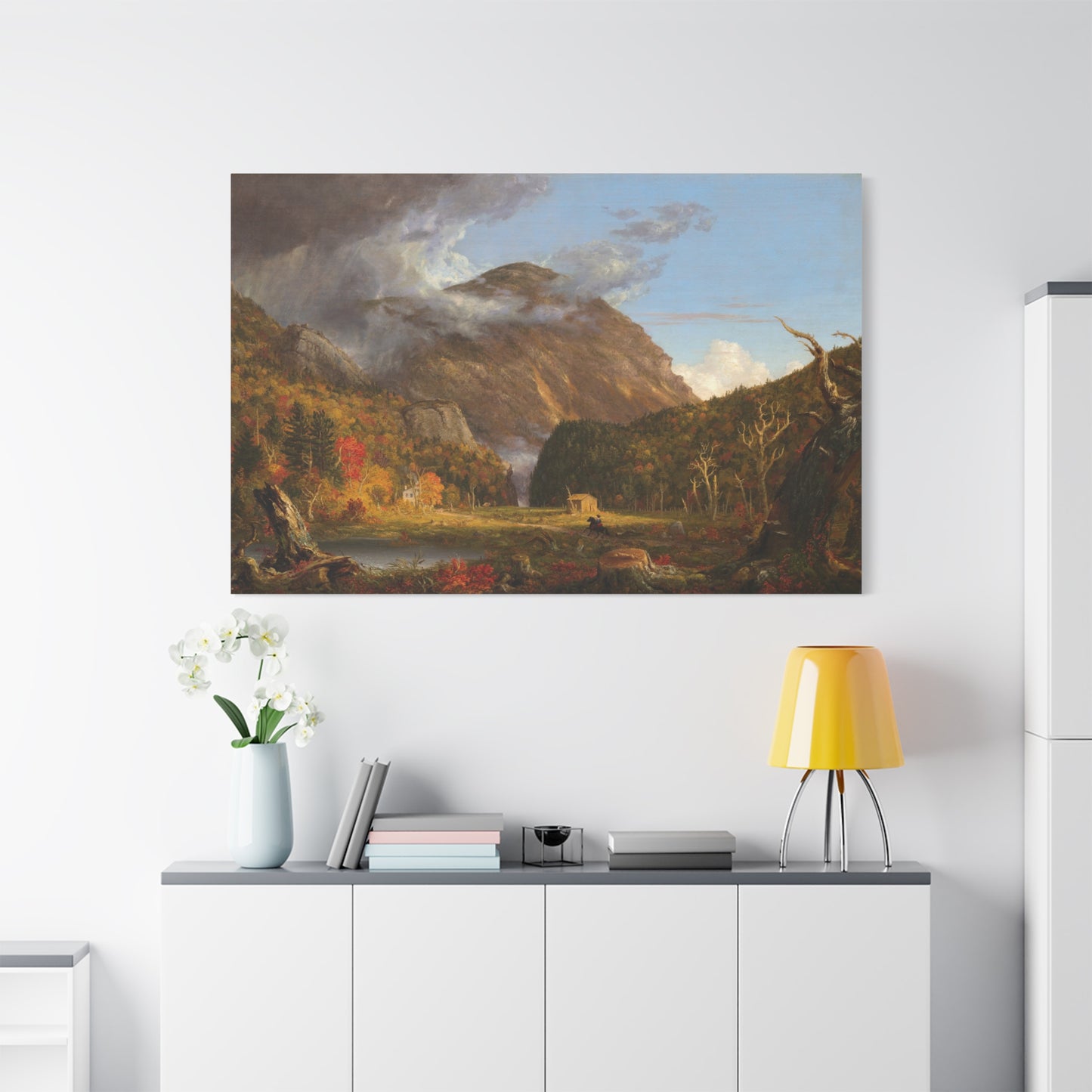 A View of Crawford Notch - Canvas Wrap