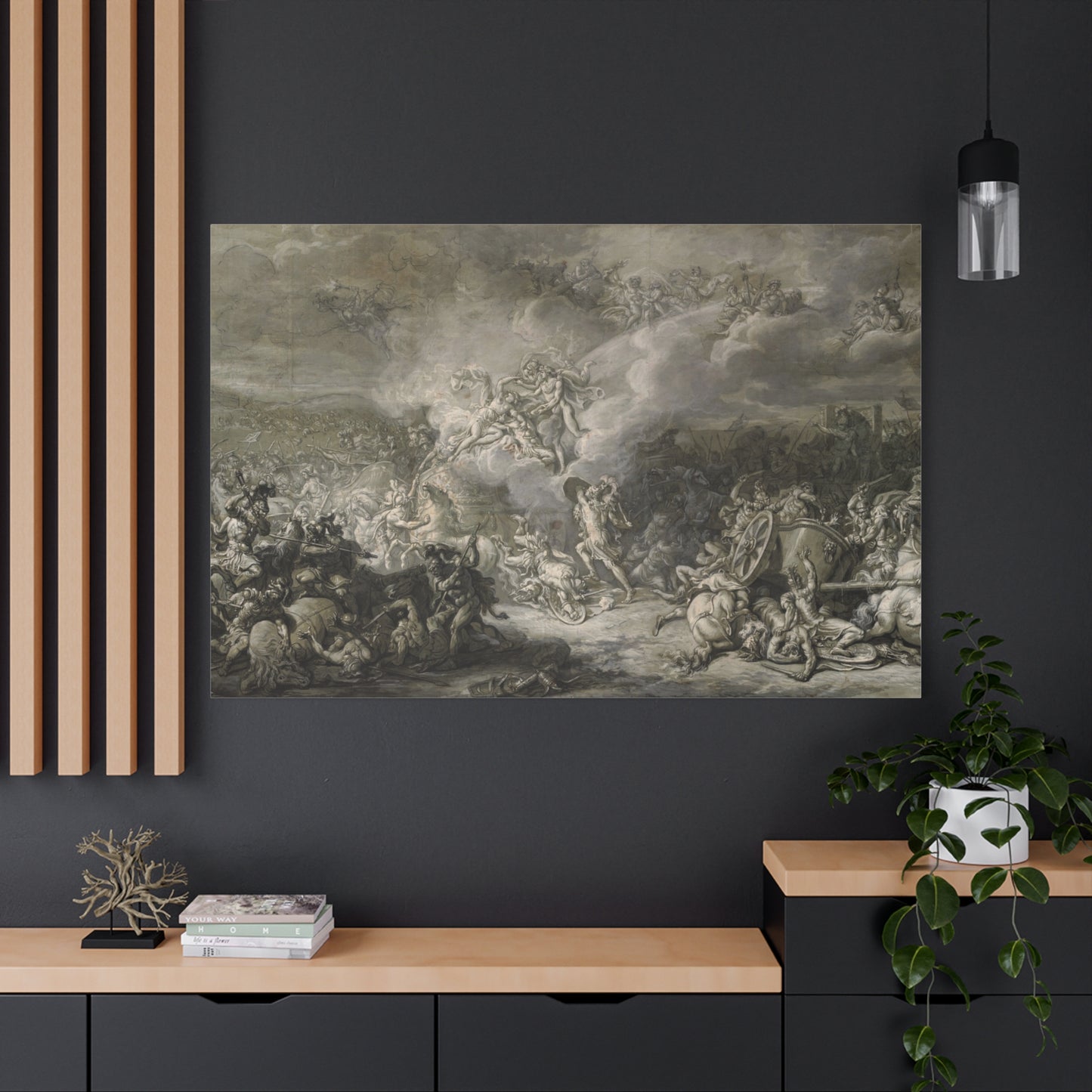 The Combat of Diomedes - Canvas Wrap
