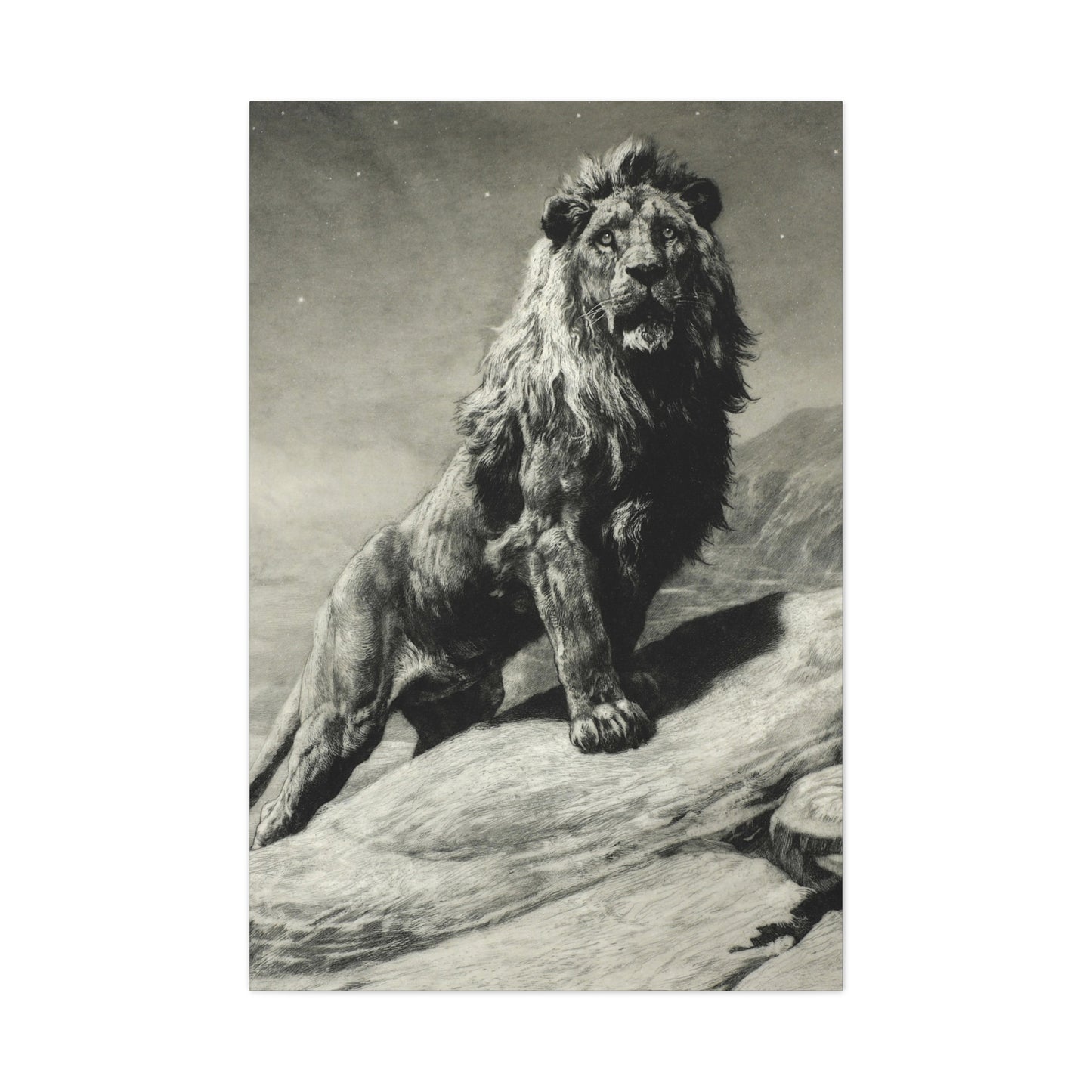 The King - Canvas Wrap