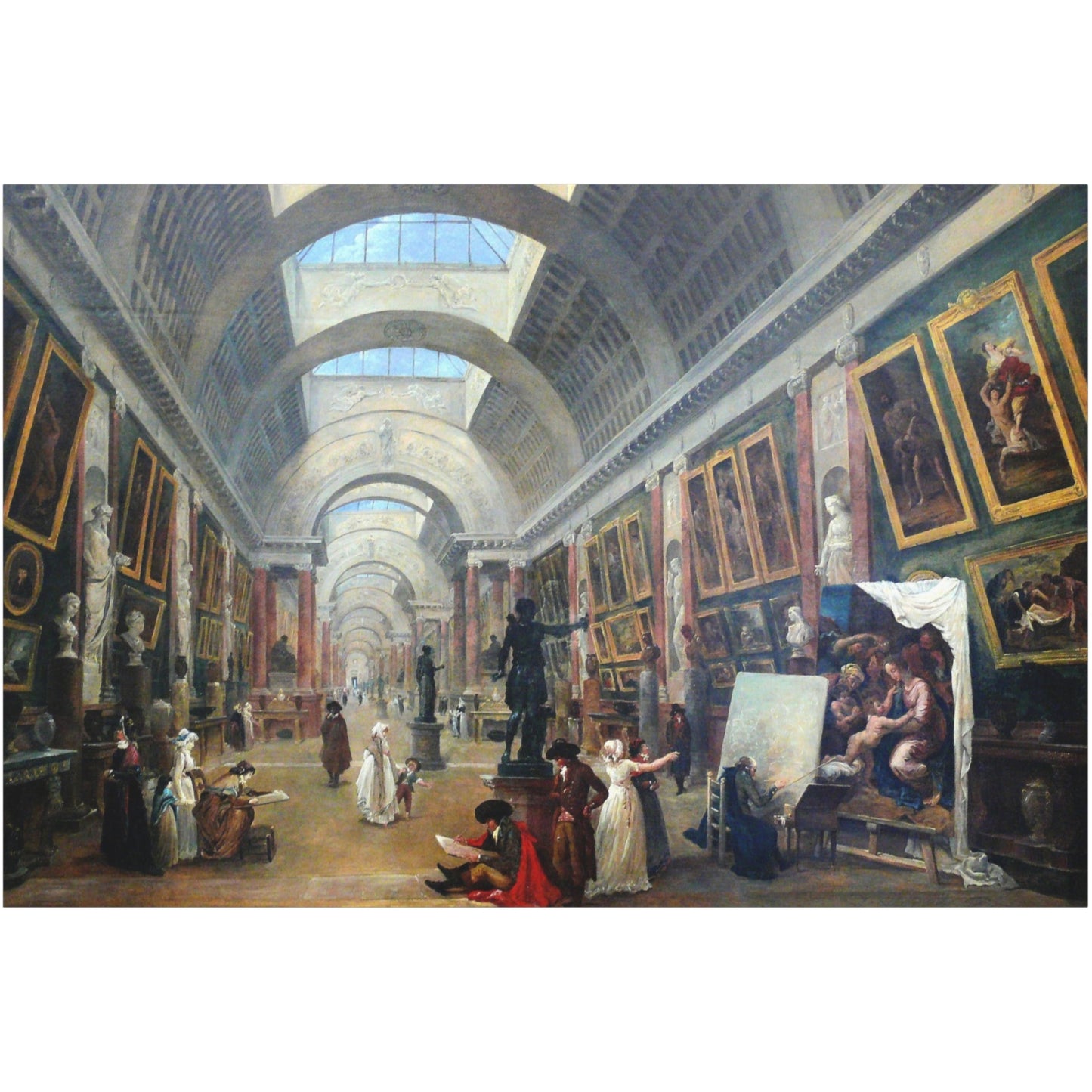 Development project for the Grande Galerie of the Louvre - Canvas Wrap