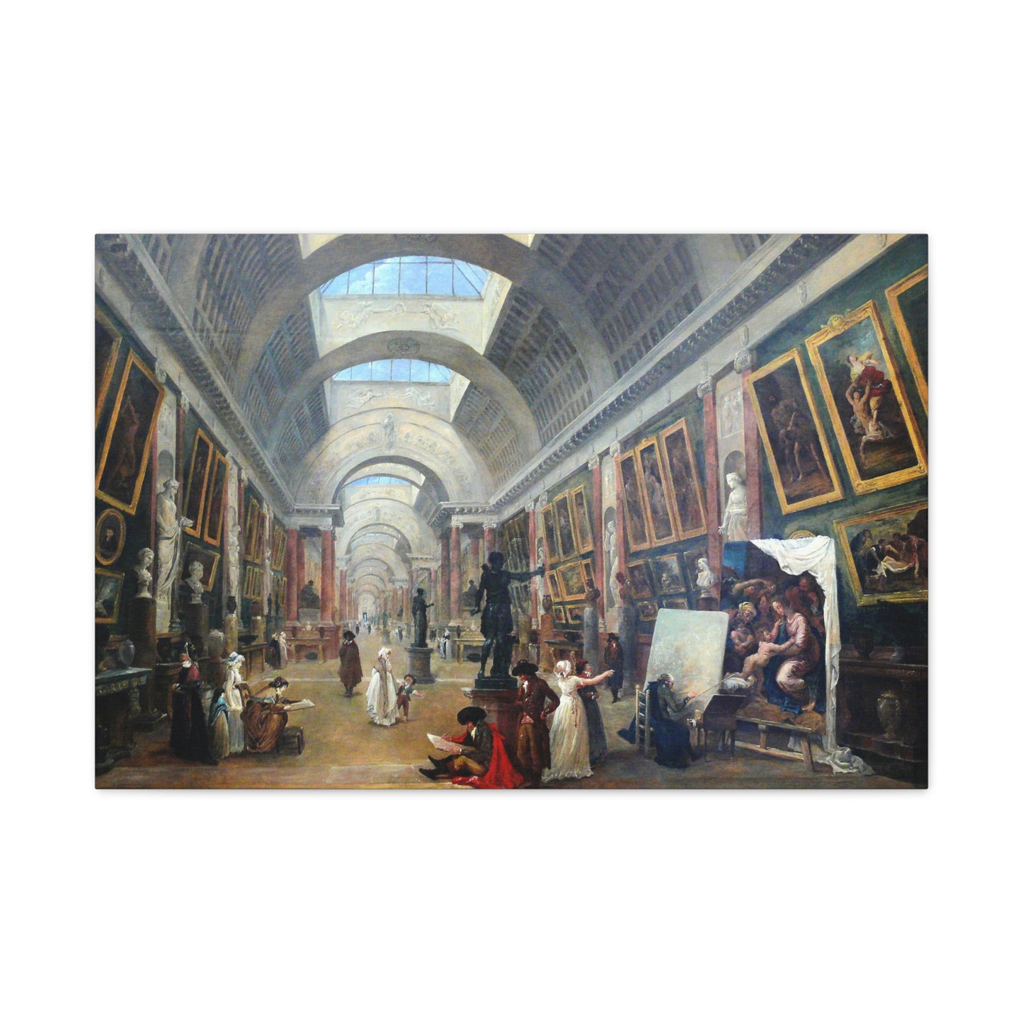 Development project for the Grande Galerie of the Louvre - Canvas Wrap