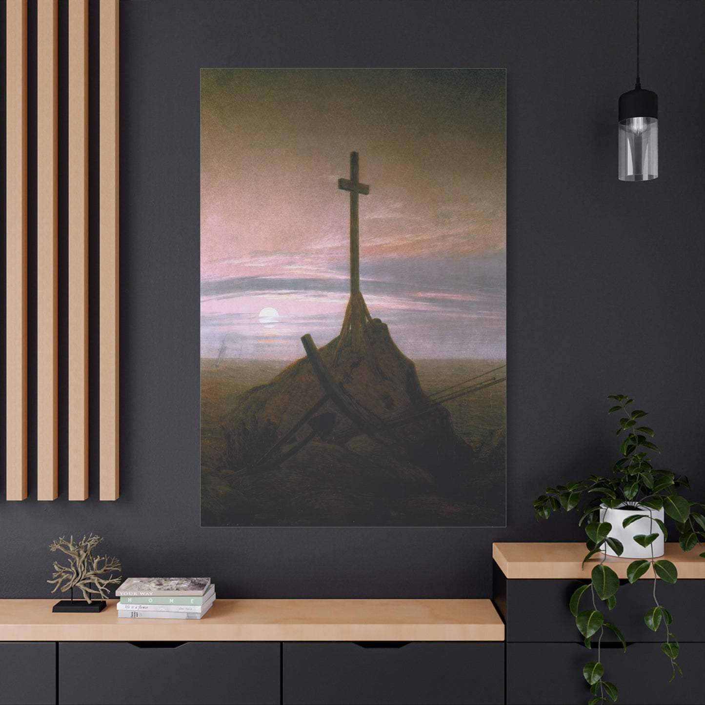 The Cross Beside The Baltic - Canvas Wrap