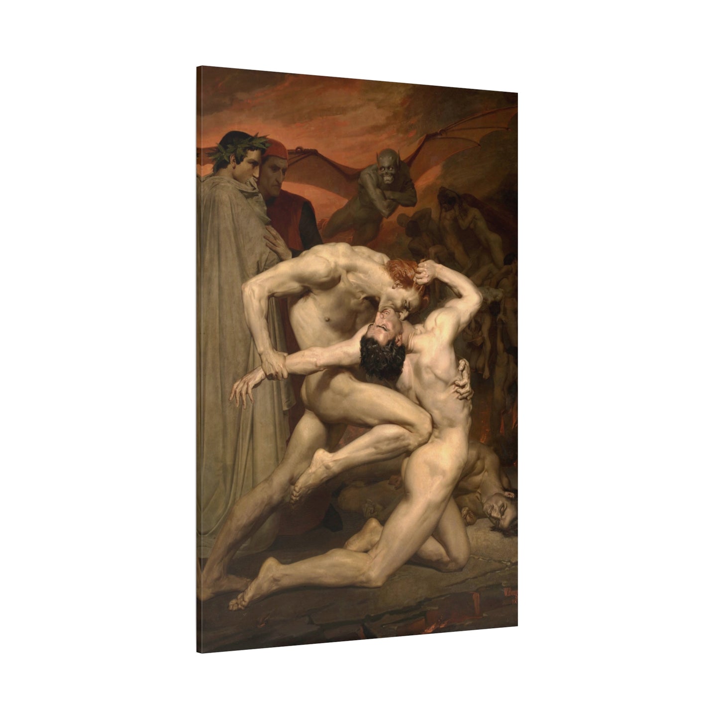 Dante and Virgil - Canvas Wrap
