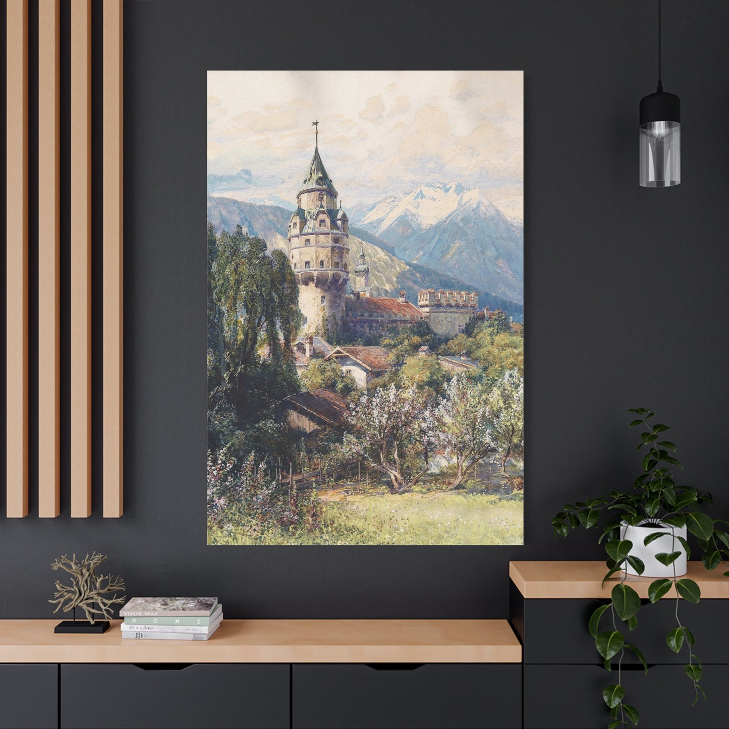 Hill Station Landscape - Canvas Wrap